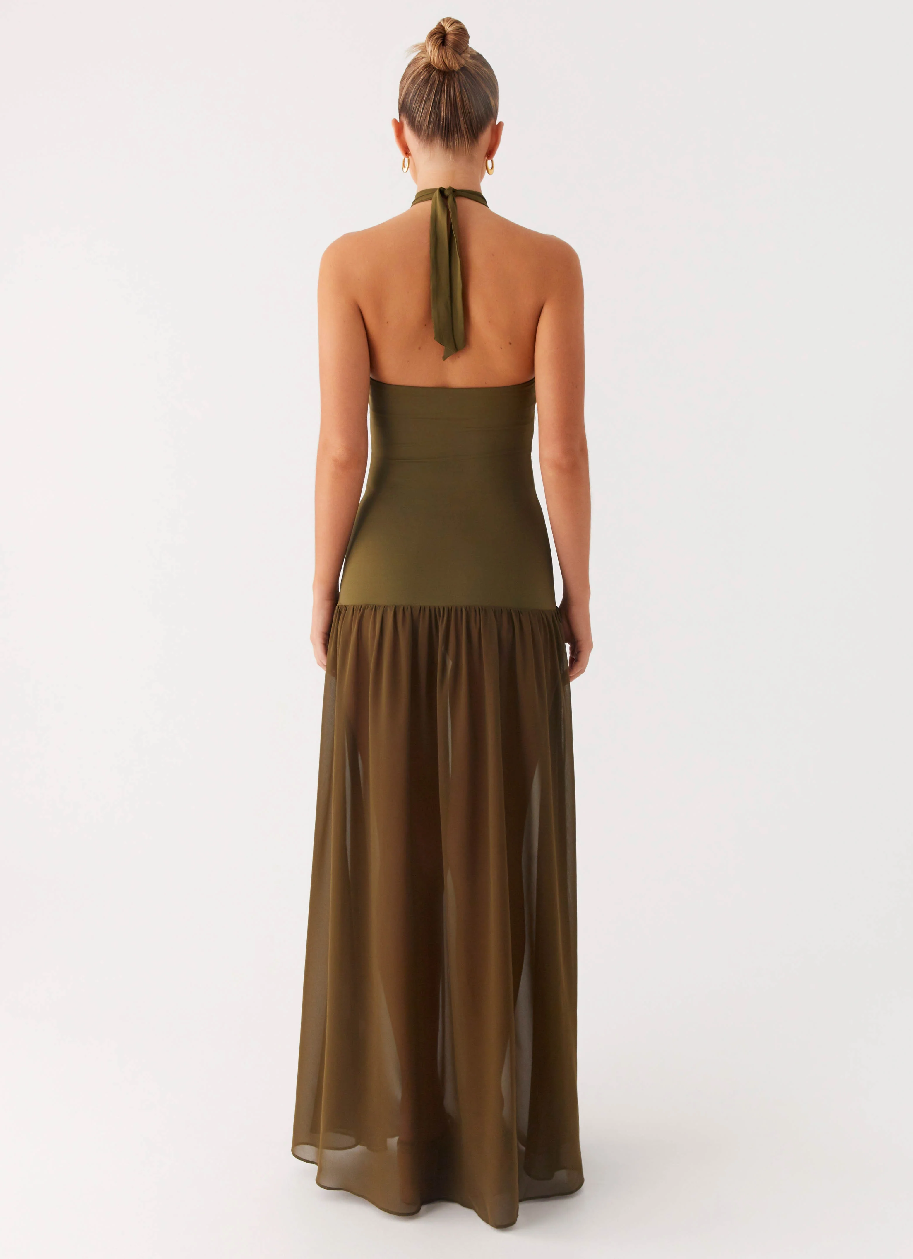 Cypress Kiss Maxi Dress - Khaki - Image 6