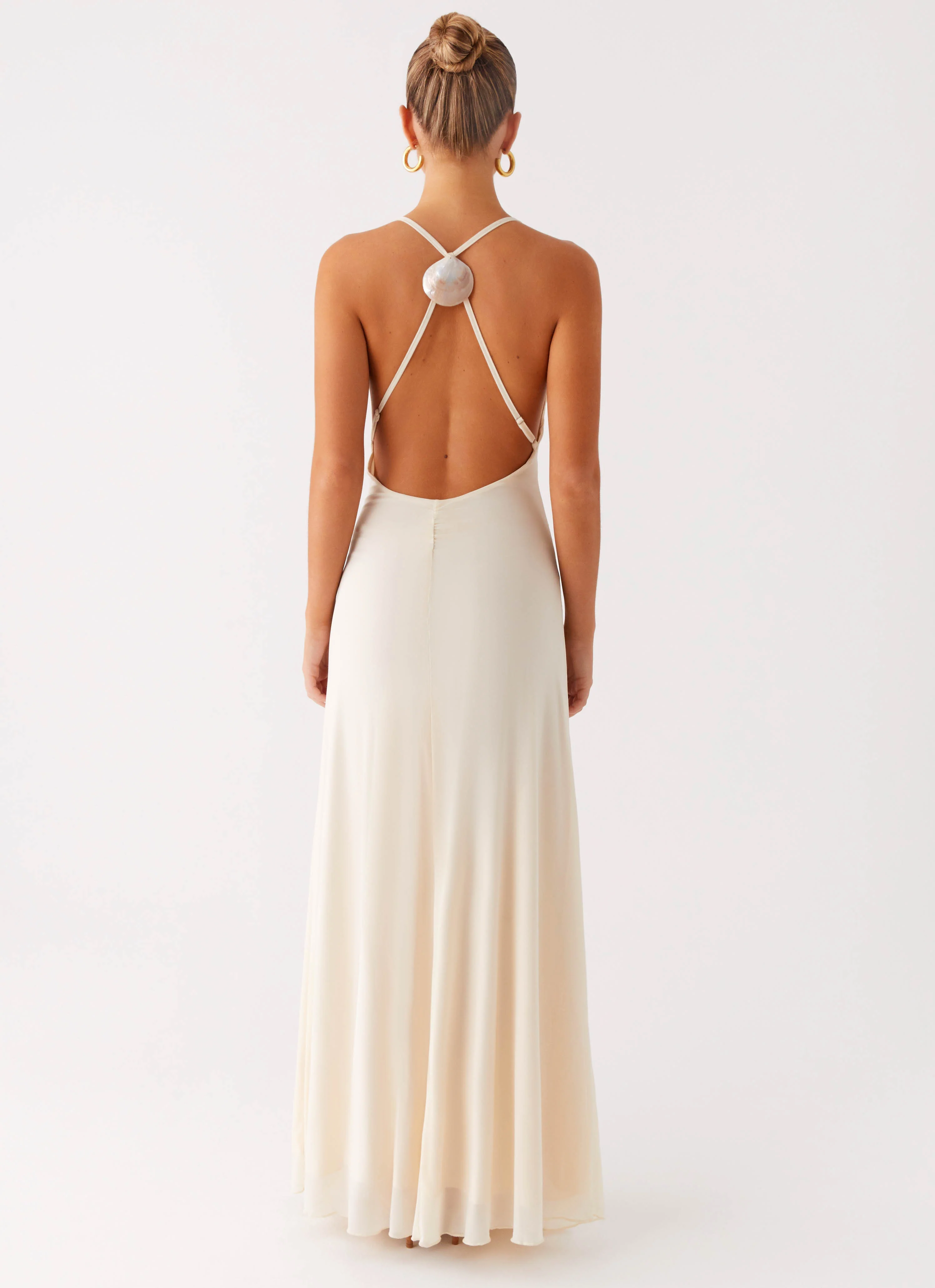 Dahliana Maxi Dress - Off White - Image 3