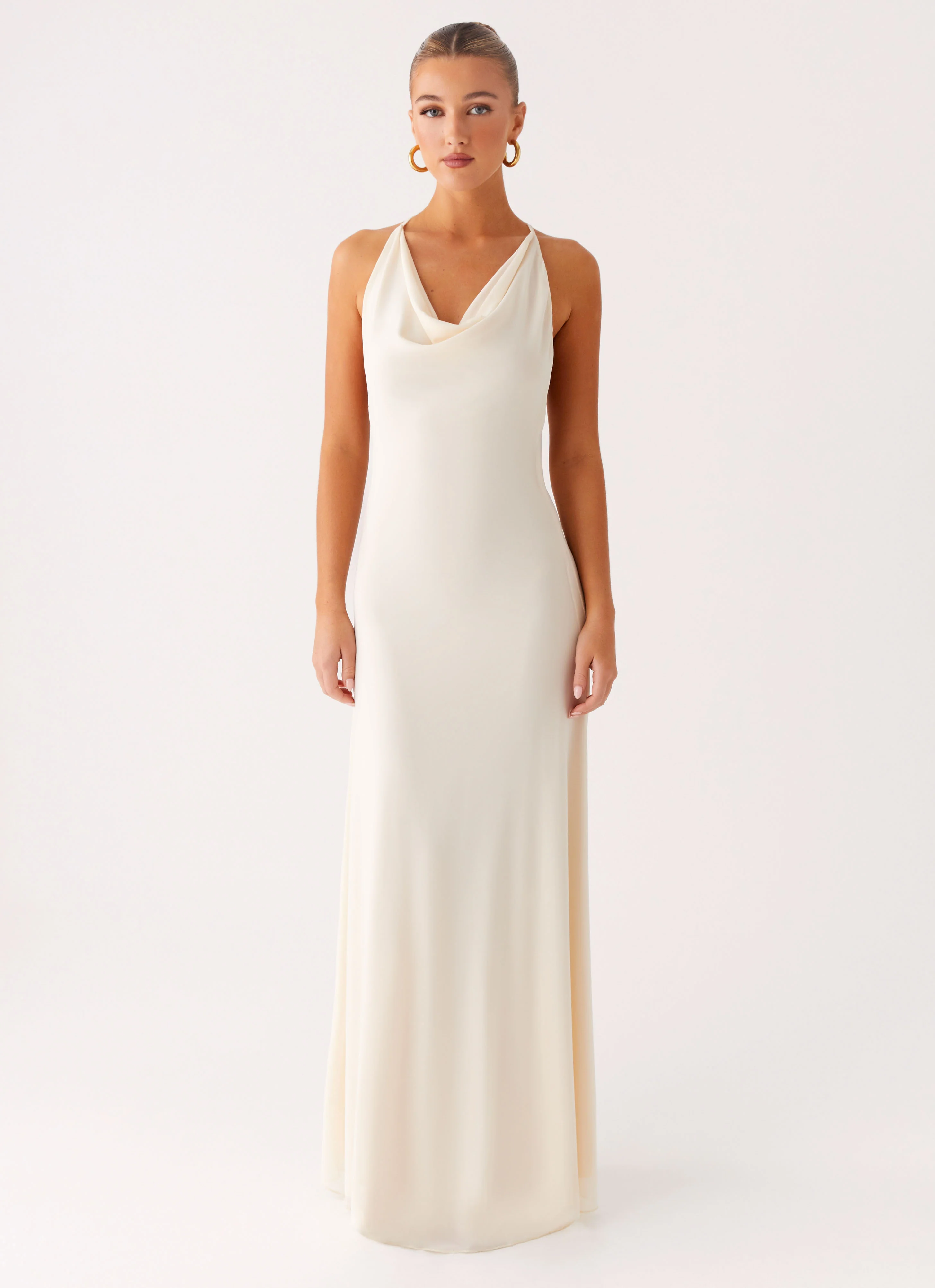 Dahliana Maxi Dress - Off White - Image 5