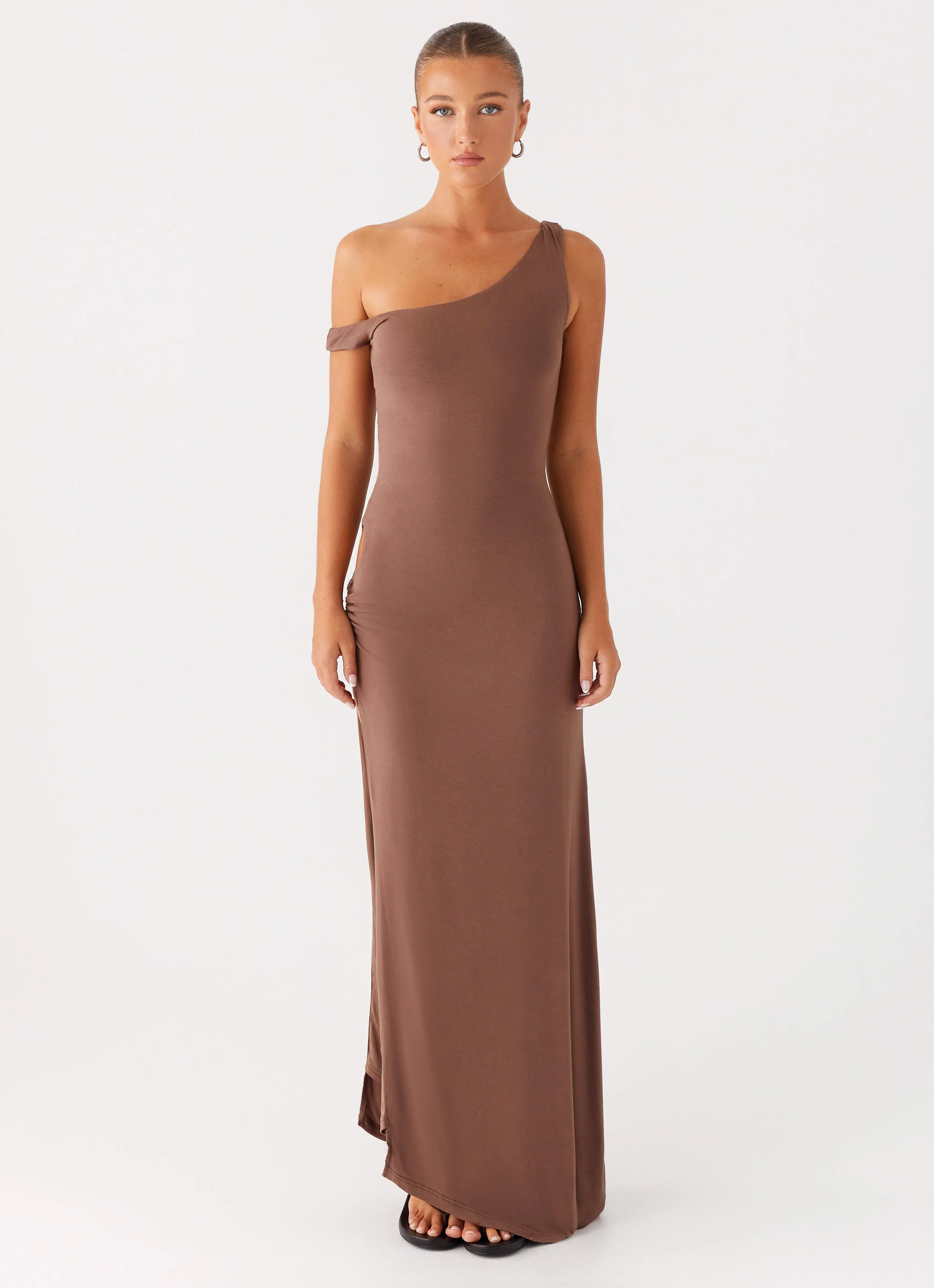 Dalla Maxi Dress - Dark Chocolate - Image 2