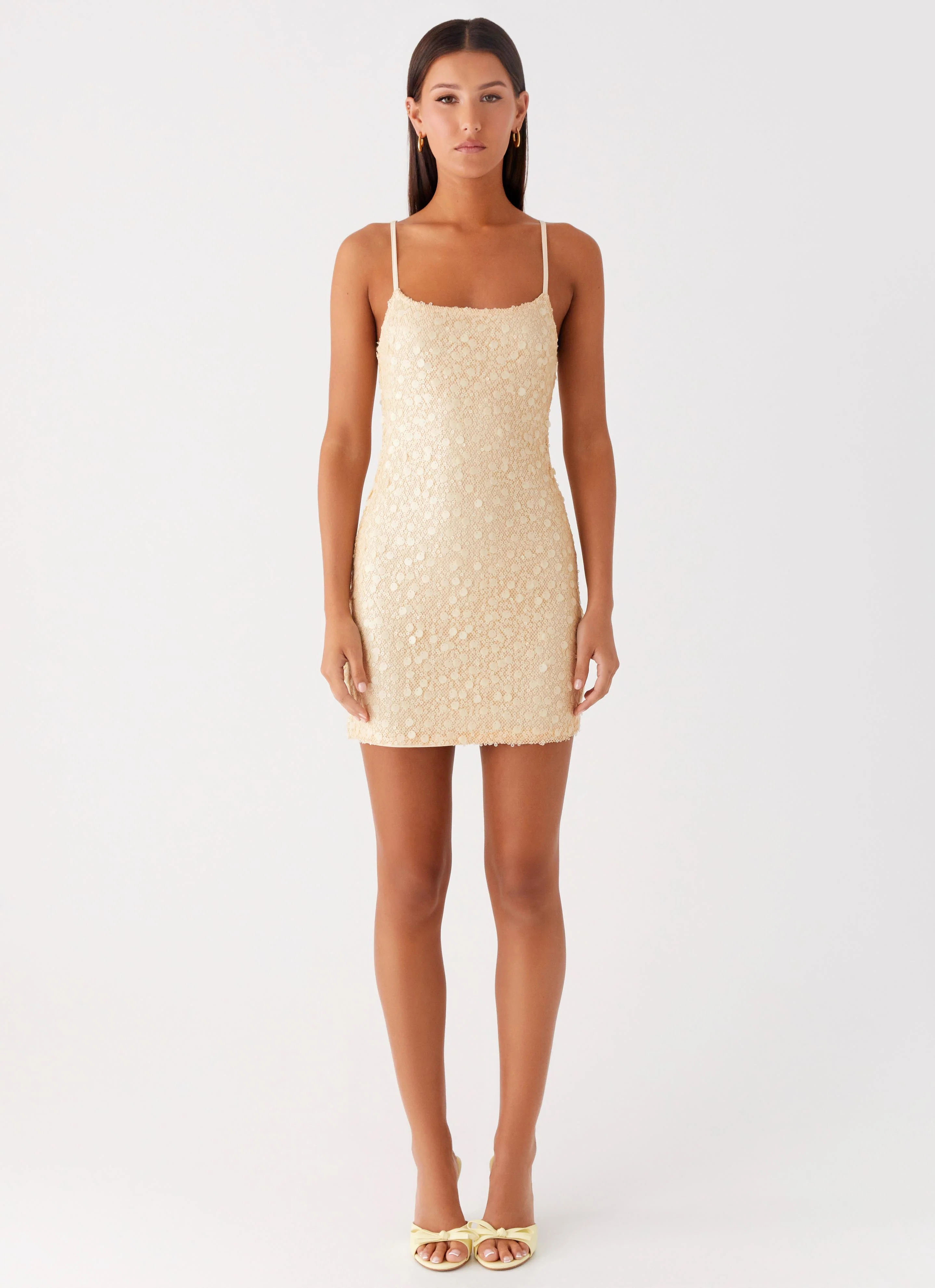 Danali Mini Dress - Yellow - Image 2