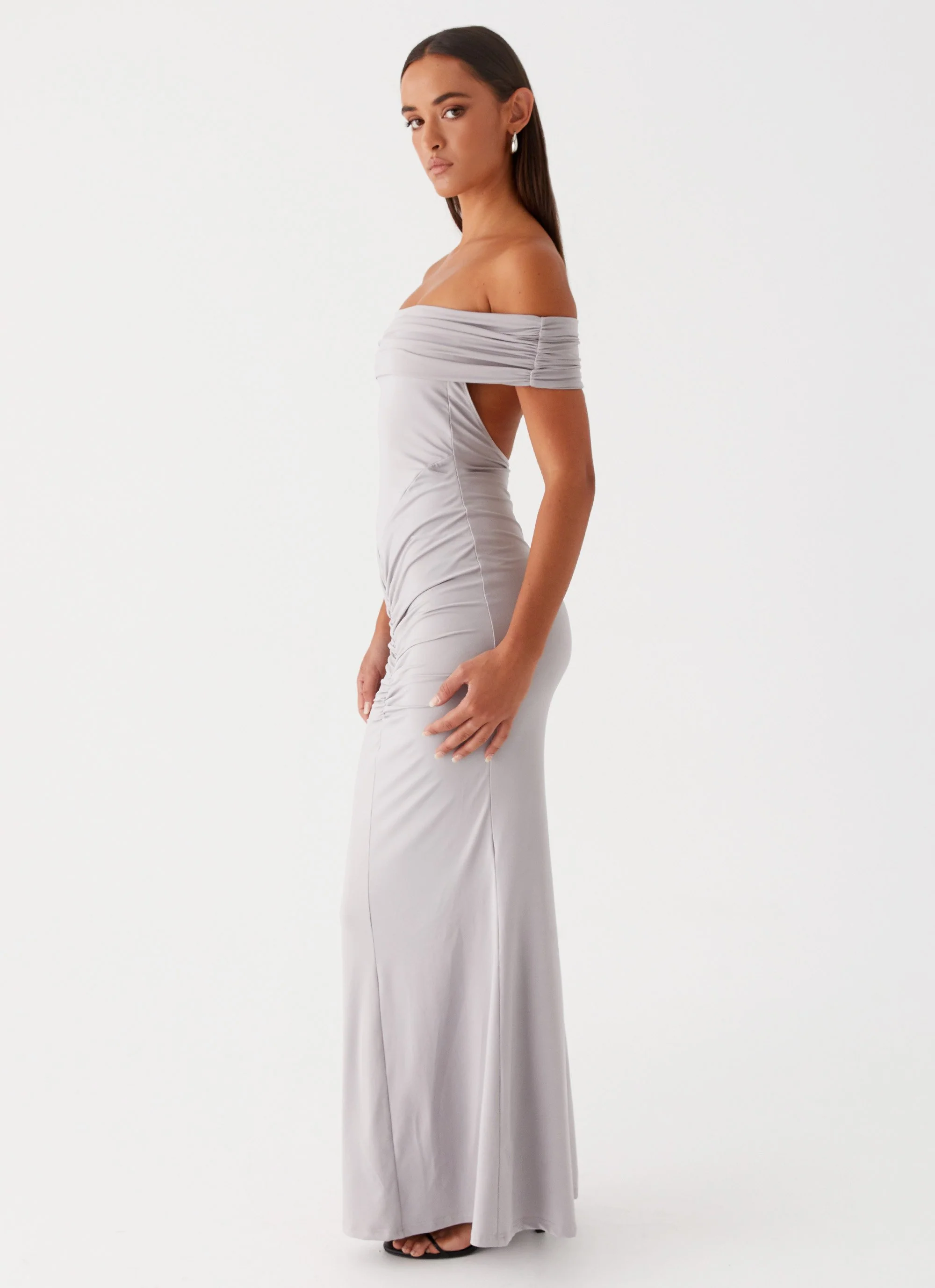 Dancefloor Maxi Dress - Grey - Image 3