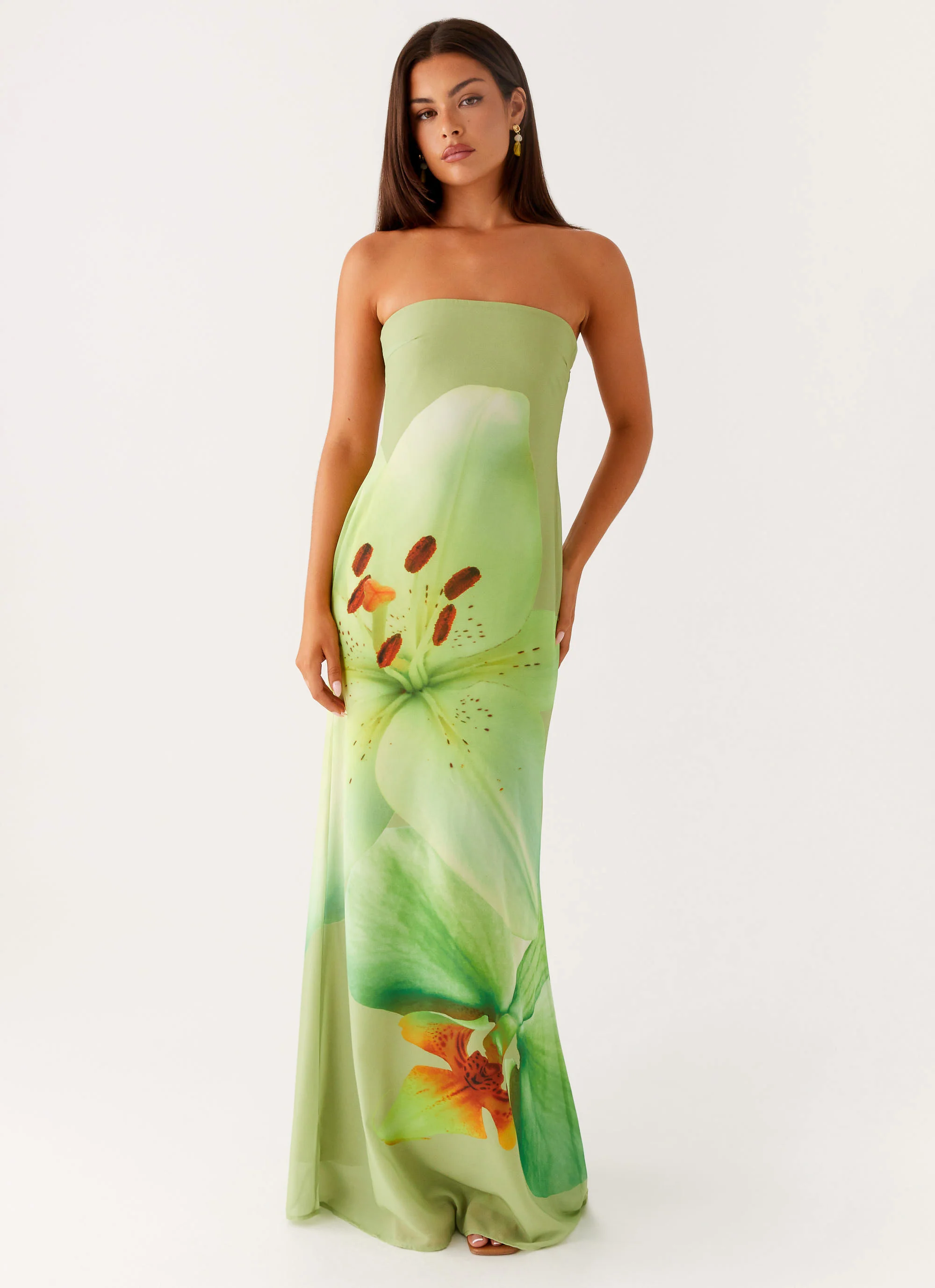 Darcy Maxi Dress - Green Floral - Image 6