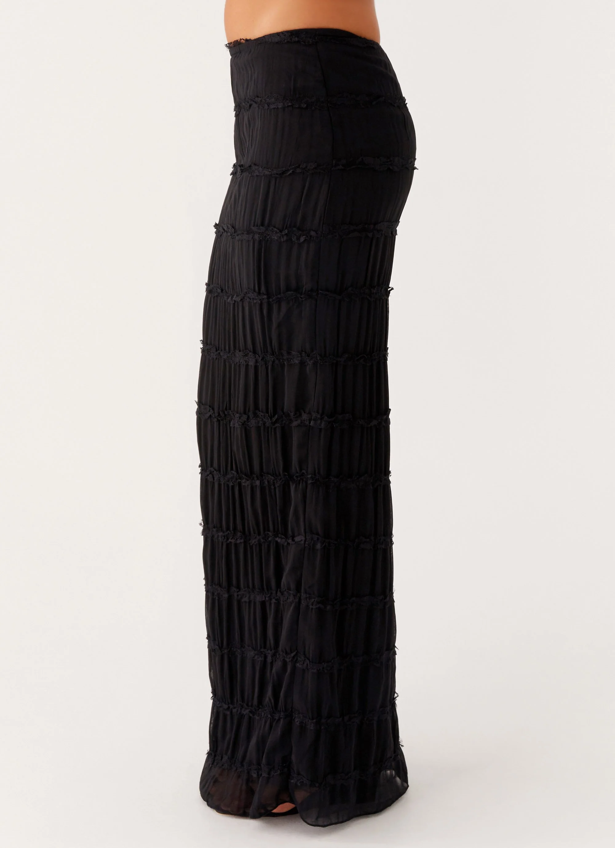 Daydreaming Low Rise Maxi Skirt - Black - Image 3