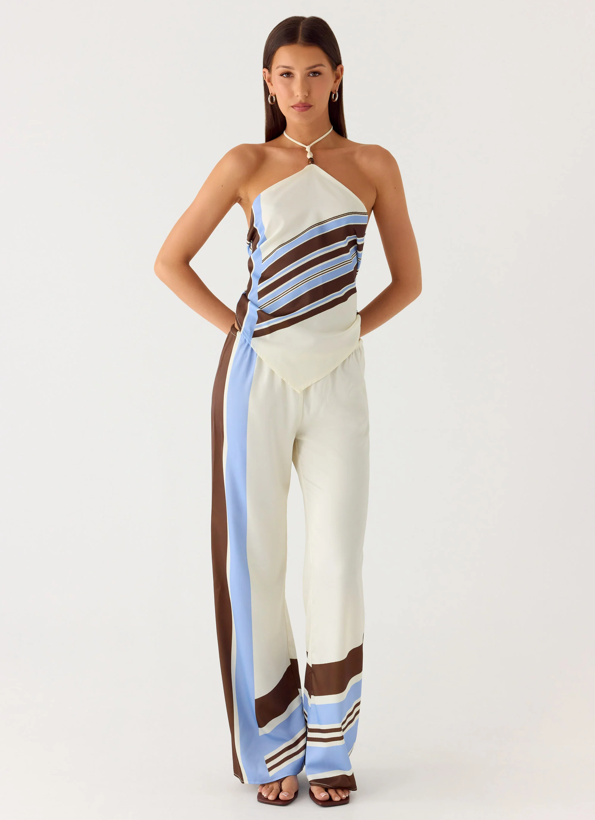 Deacon Low Rise Pants - Purple Stripe - Image 7