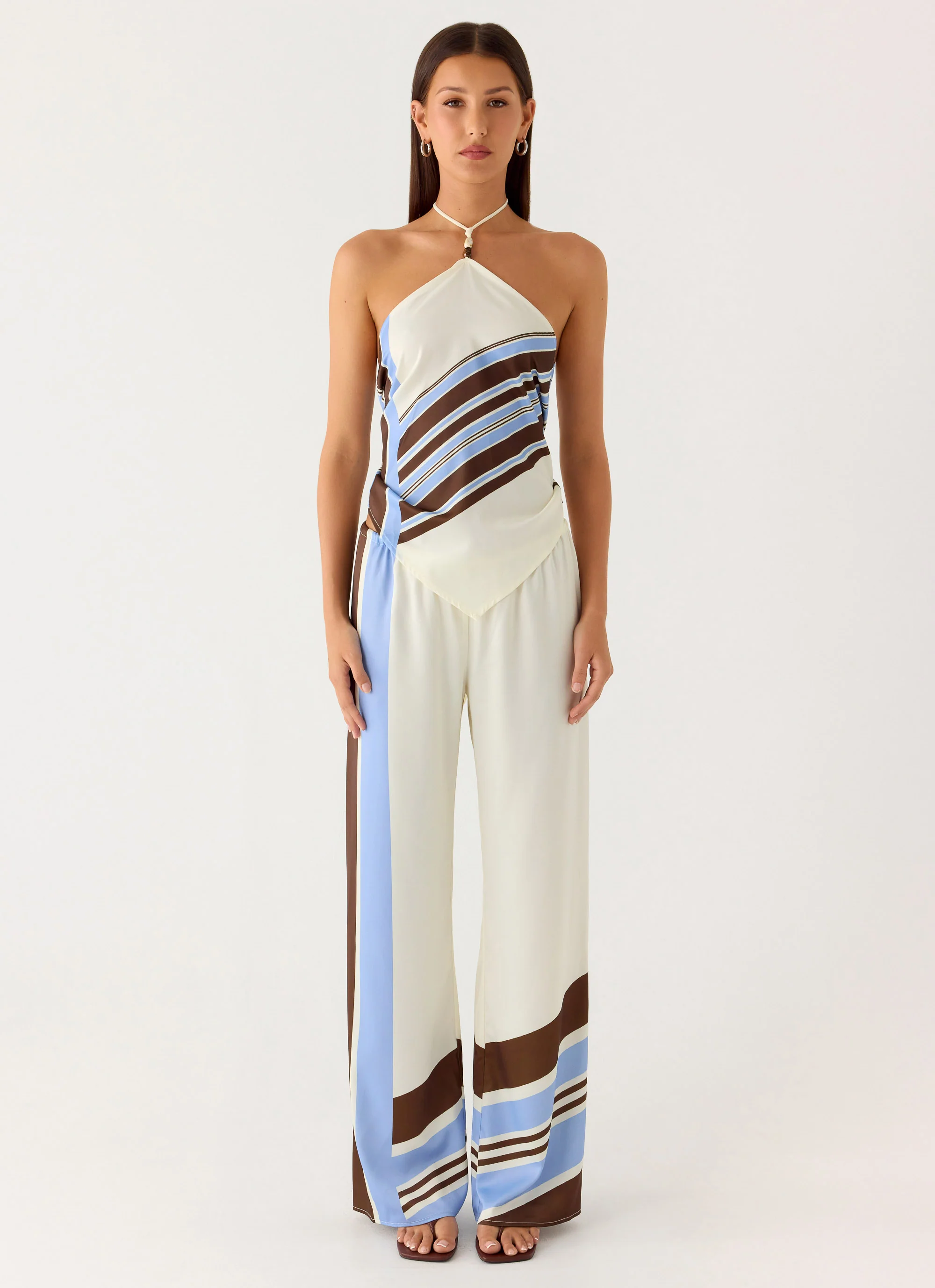 Deacon Low Rise Pants - Purple Stripe - Image 8