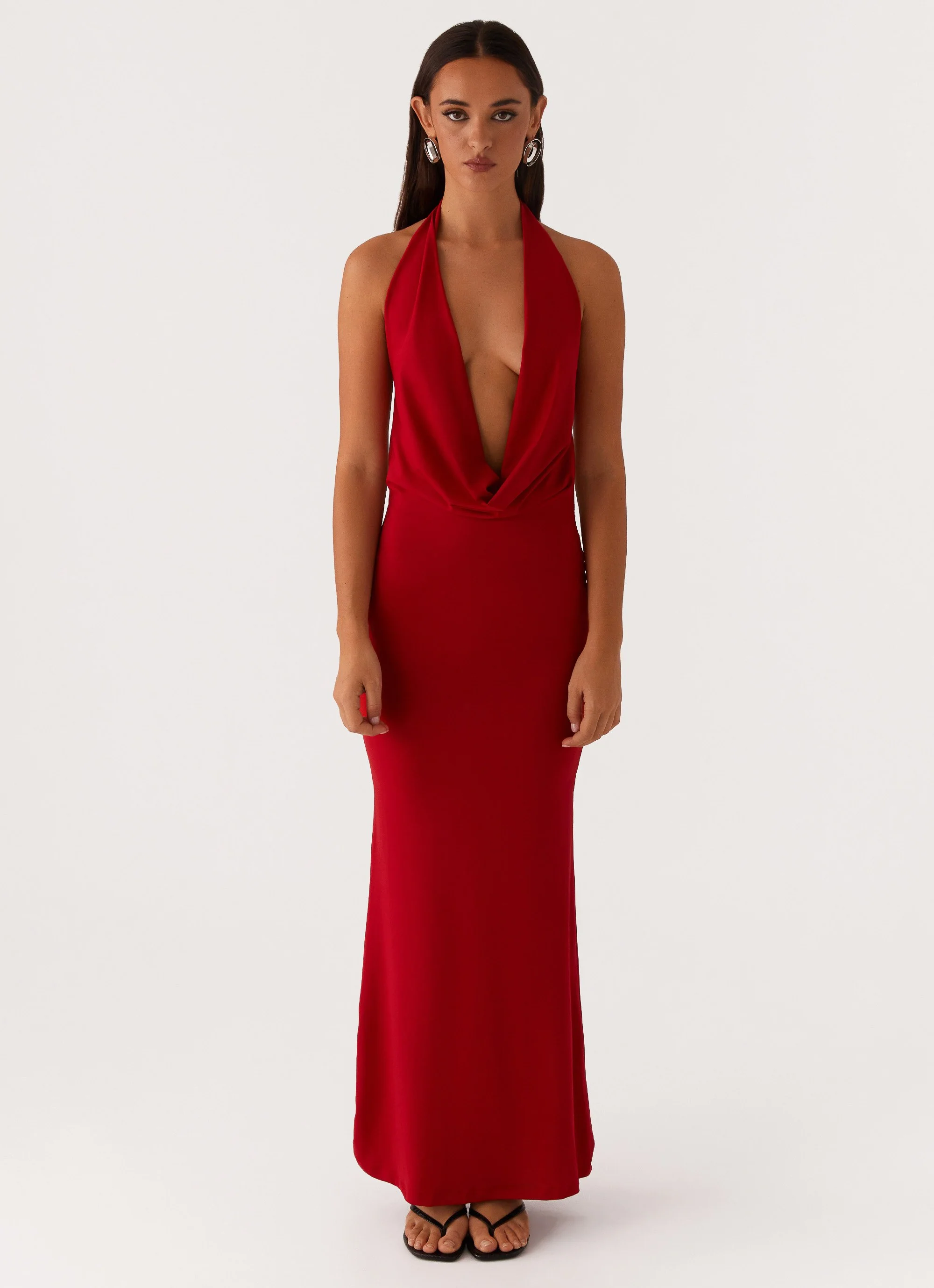 Dedicated Maxi Dress - Red - Image 2