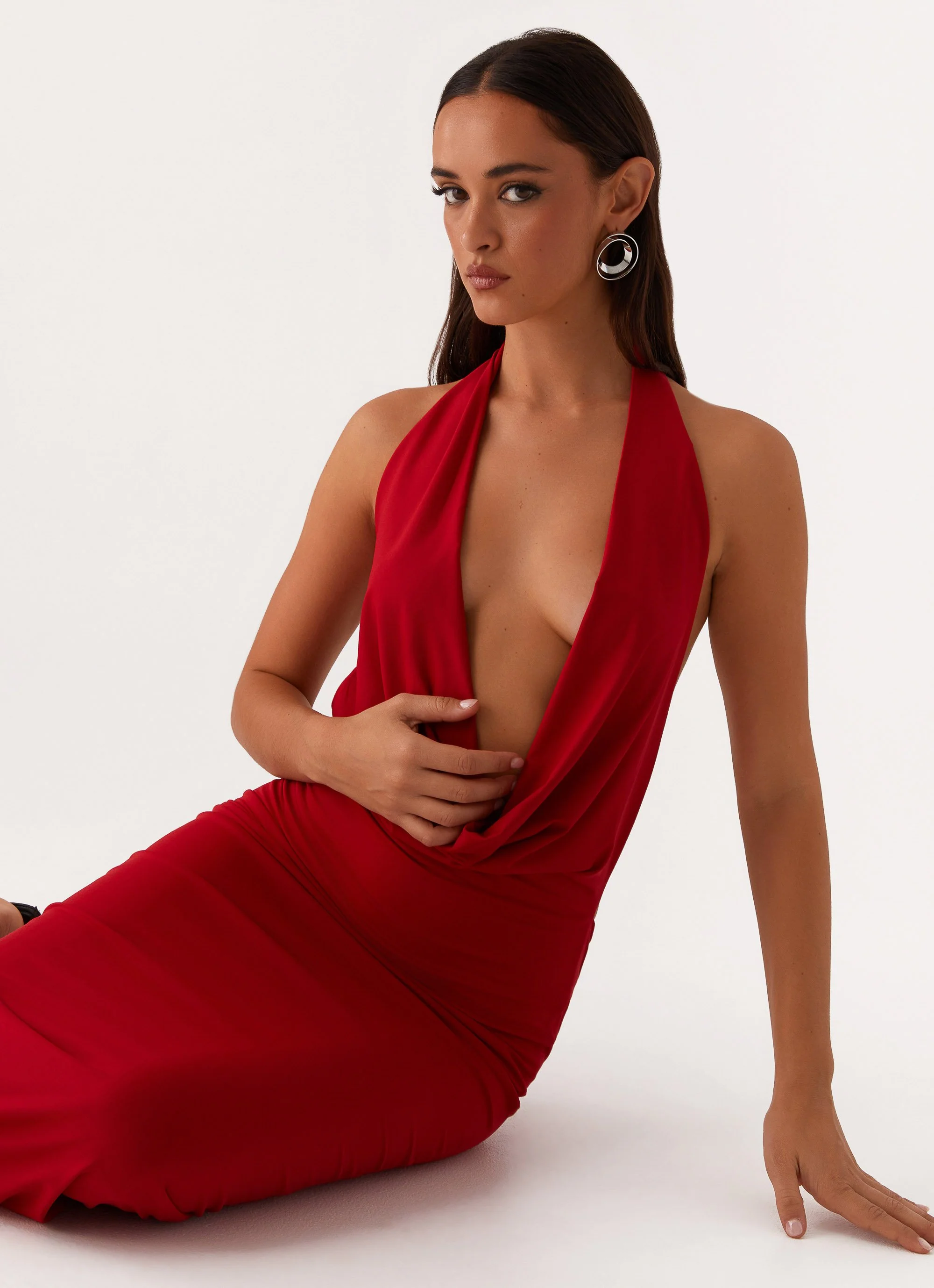 Dedicated Maxi Dress - Red - Image 6