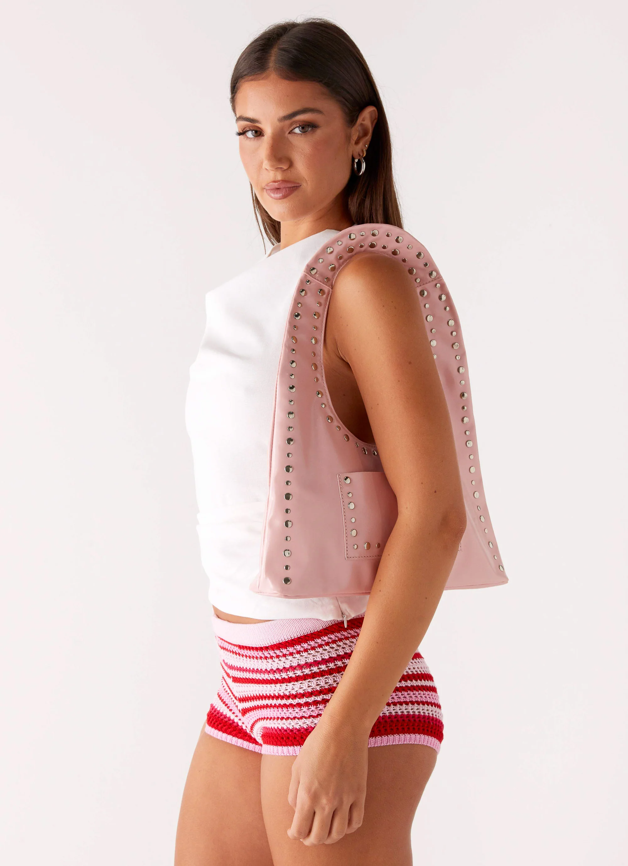 Delaney Shoulder Bag - Pink - Image 4