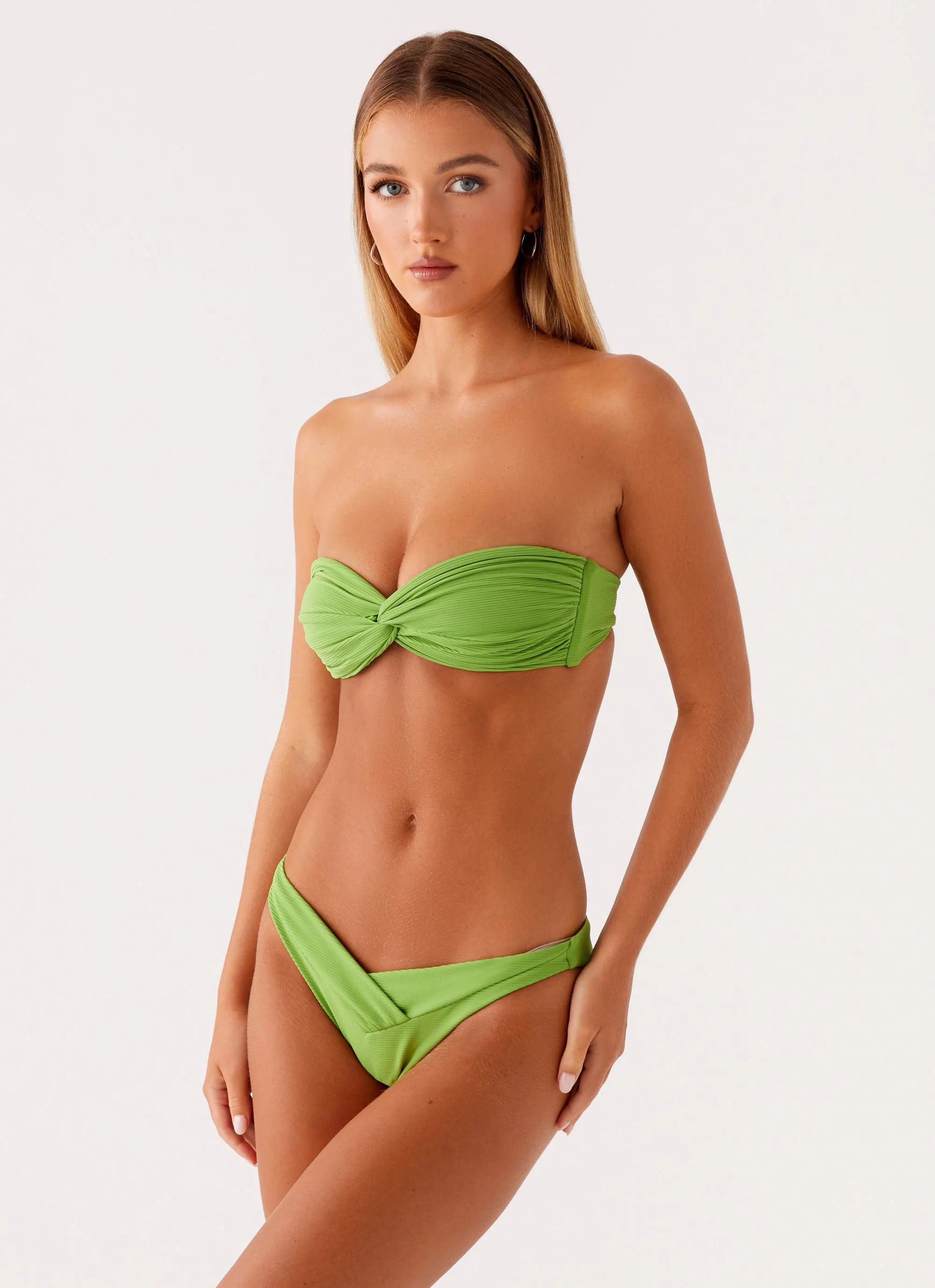 Delta Bikini Bottoms - Lime Green - Image 6