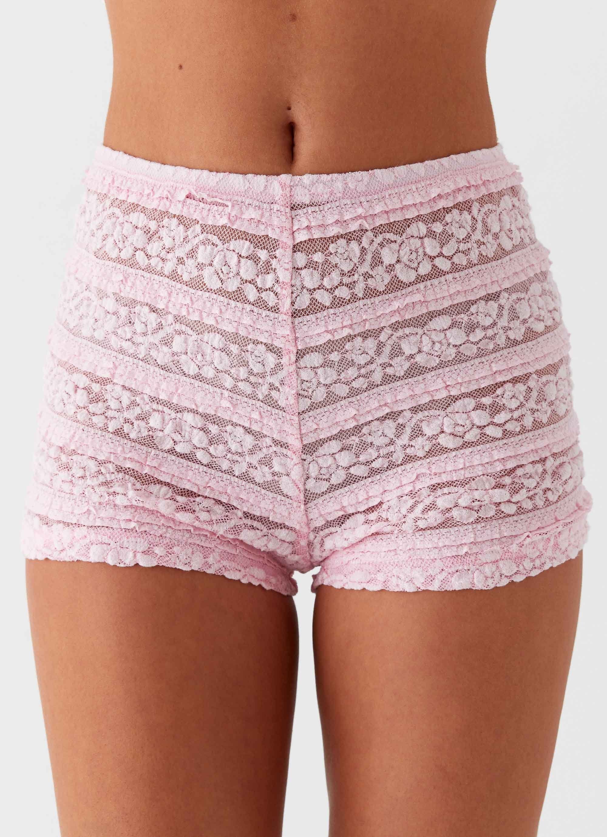 Desert Isle Mini Shorts - Pink - Image 5