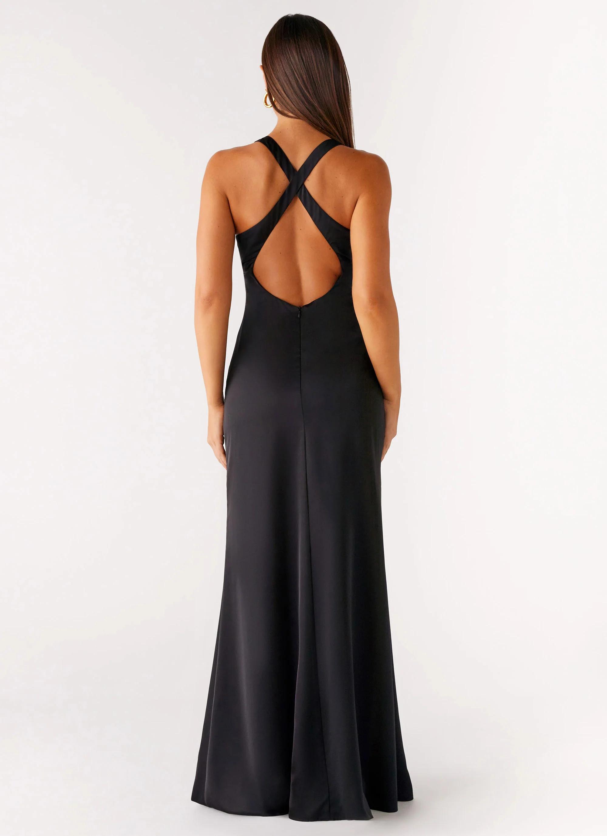 Desi Halterneck Maxi Dress - Black - Image 6