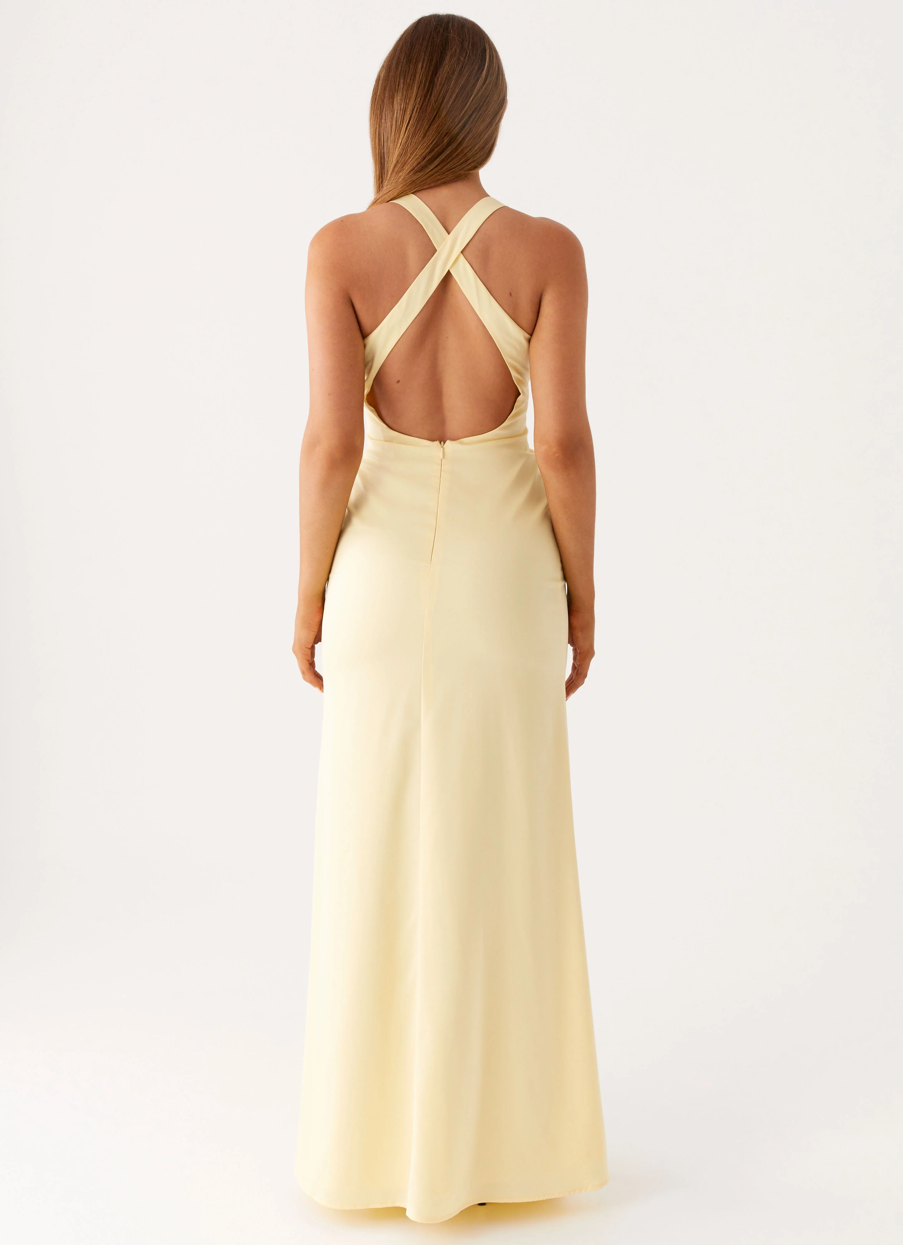 Desi Halterneck Maxi Dress - Yellow - Image 6