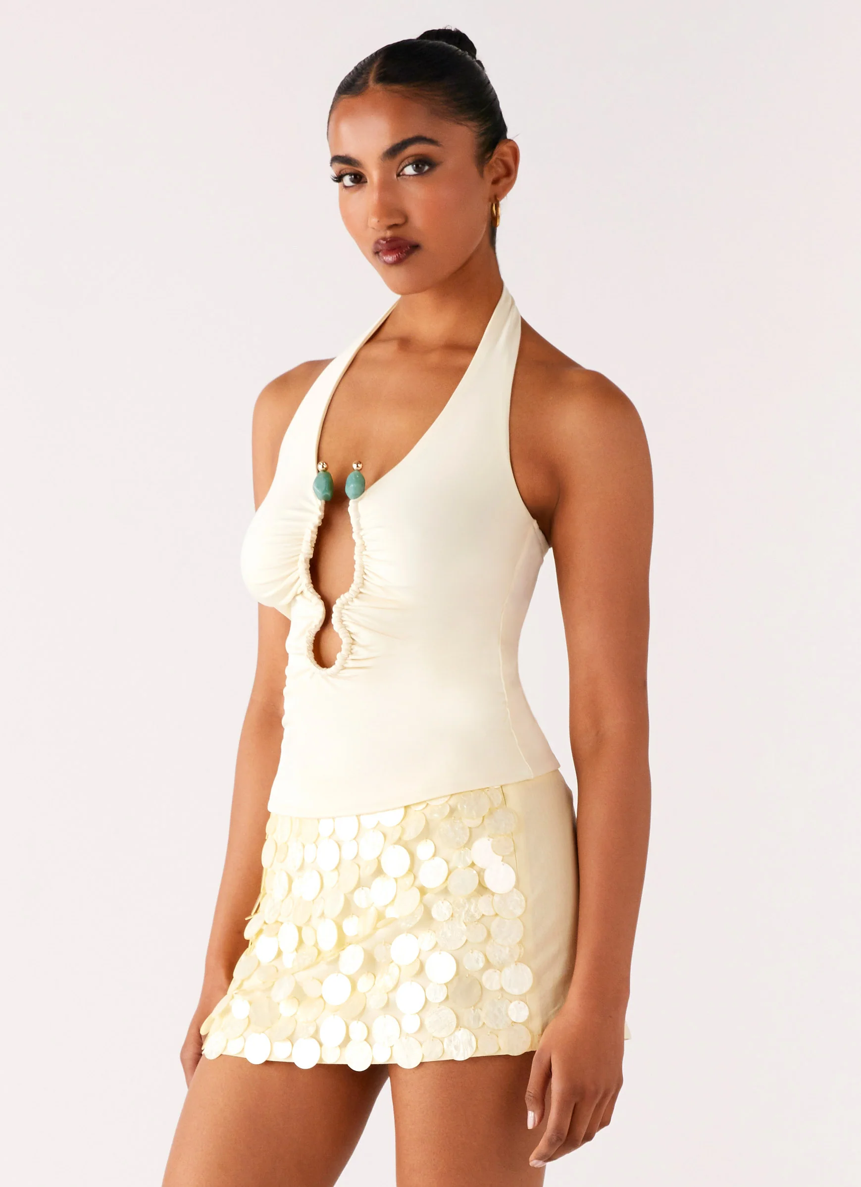 Diego Halter Top - Yellow - Image 2