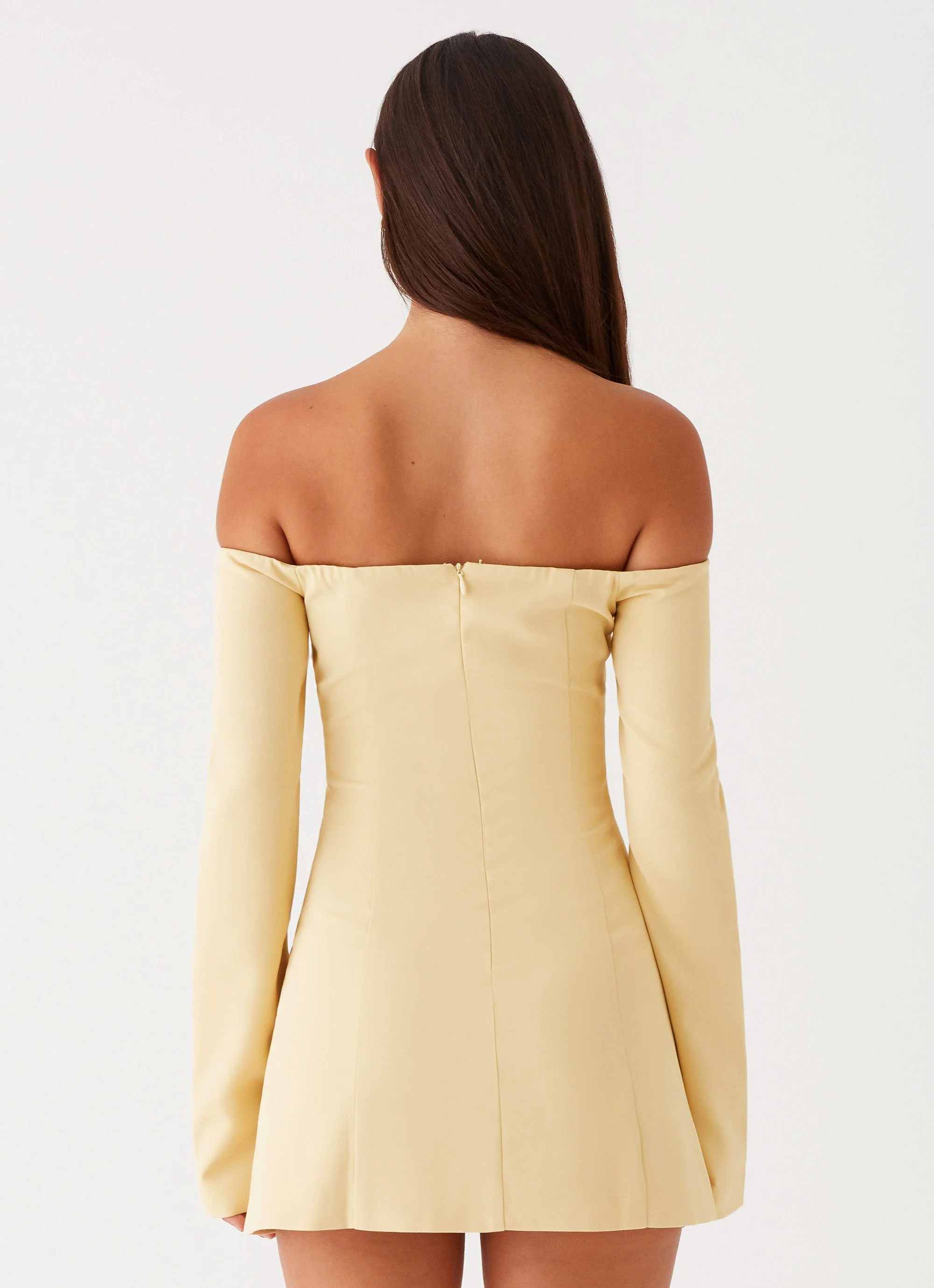Dominique Blazer Mini Dress - Yellow - Image 4