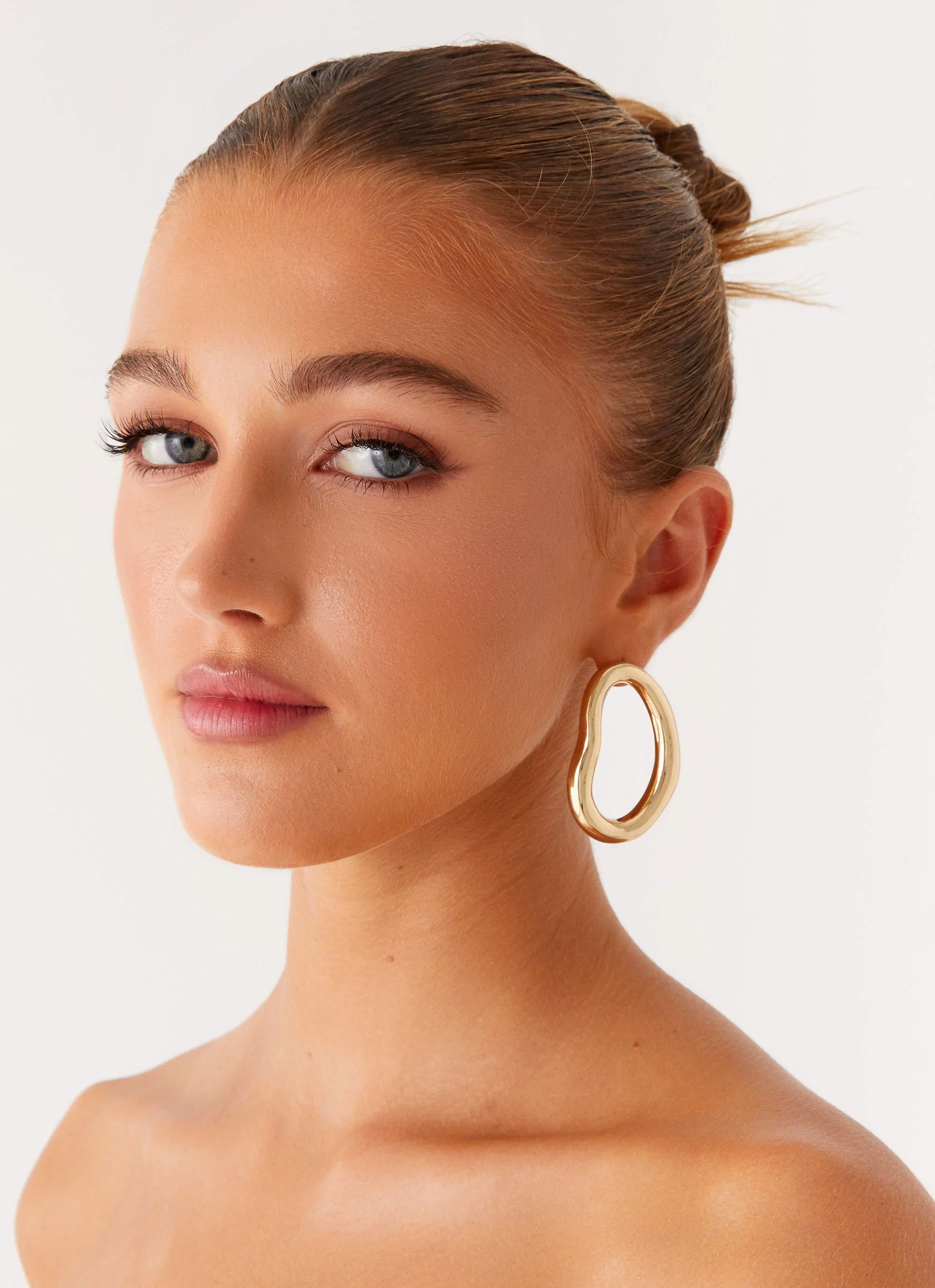 Dona Earrings - Gold - Image 2