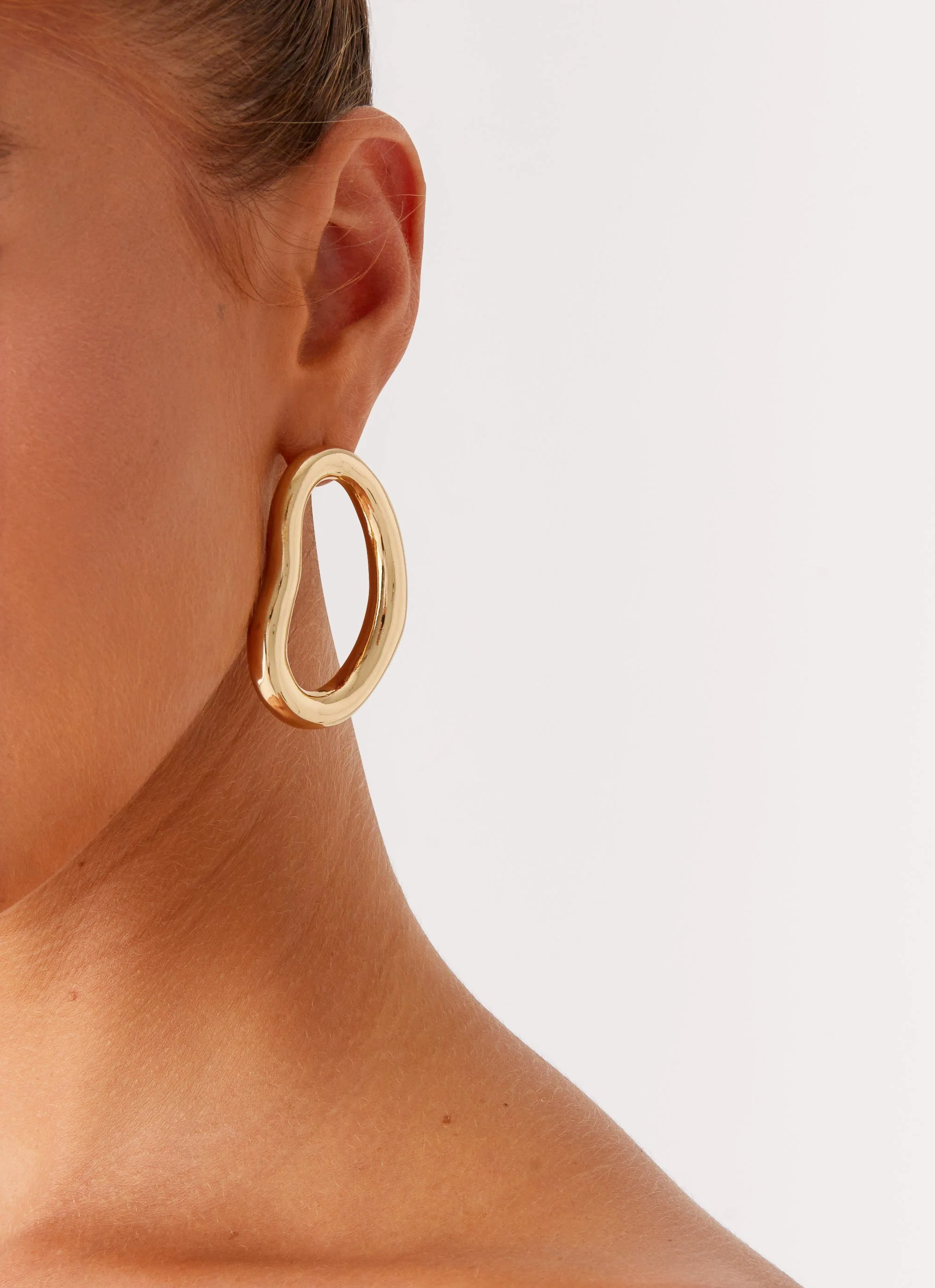 Dona Earrings - Gold - Image 3