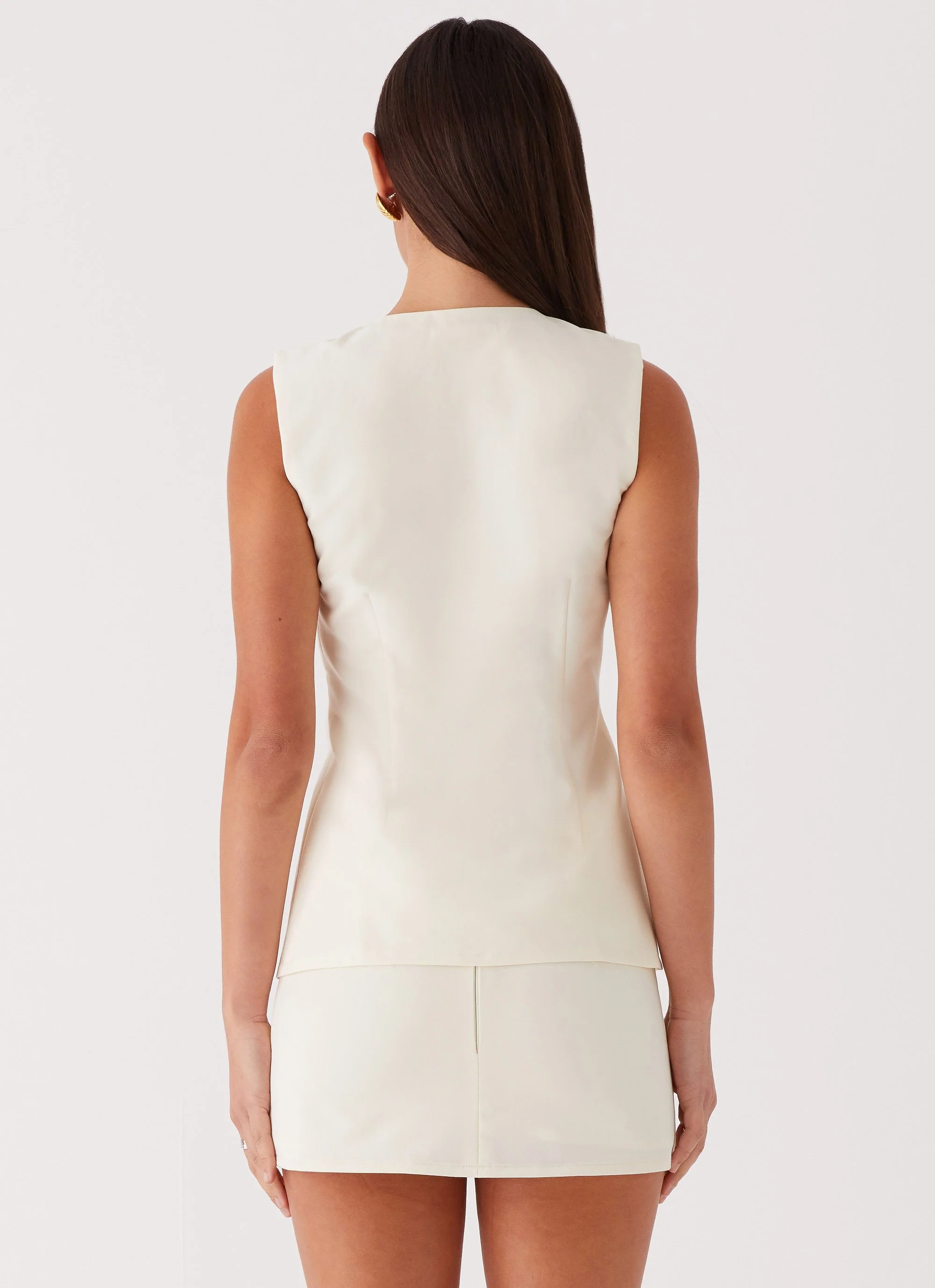 Dottie Tie Top - Ivory - Image 5