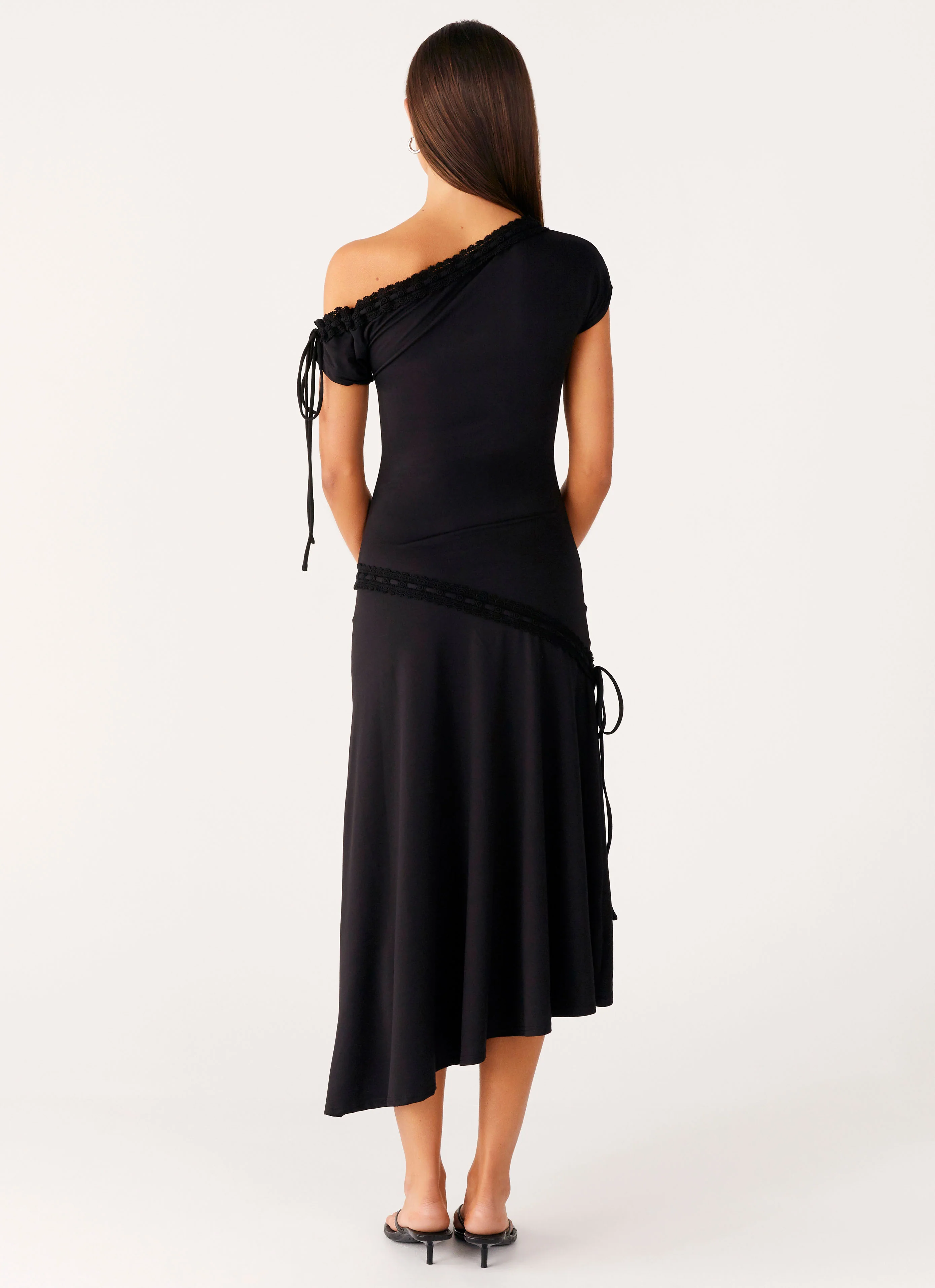 Downtown Midi Dress - Black - Image 4