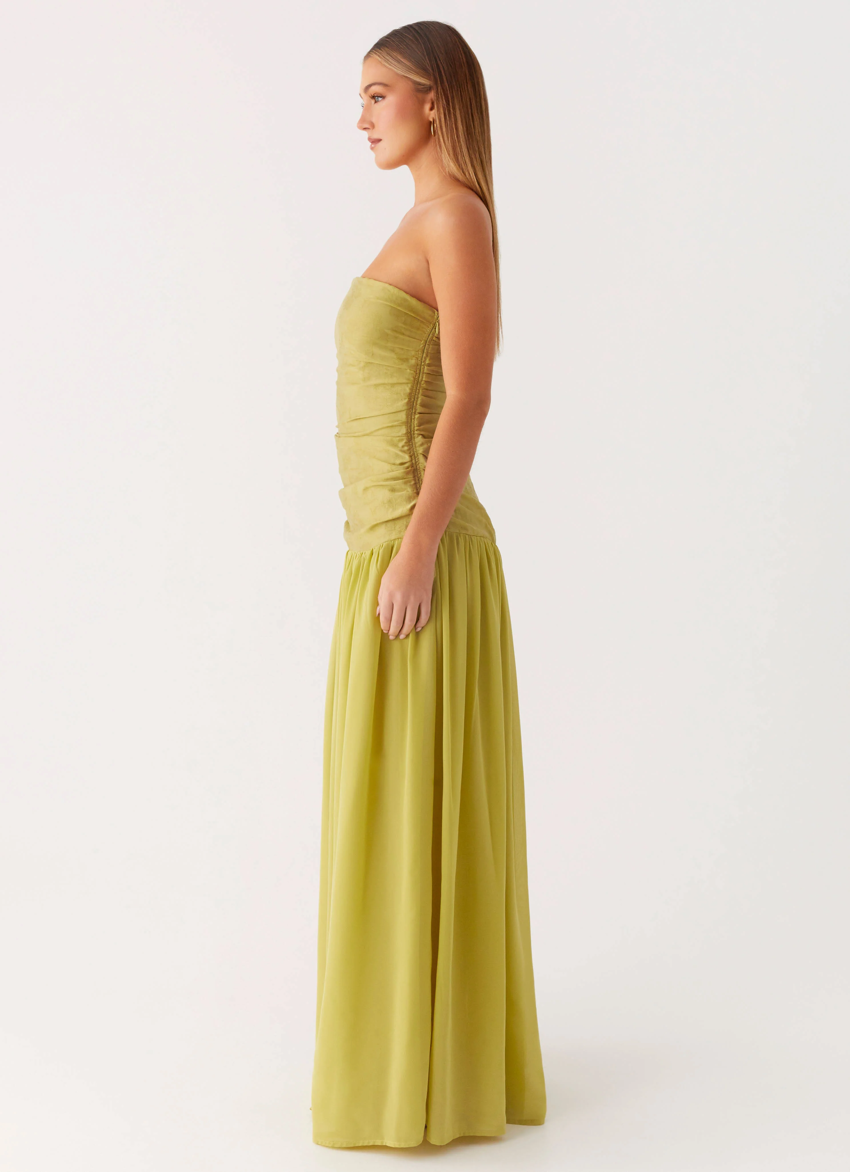 Dreamer Maxi Dress - Lime Zest - Image 2
