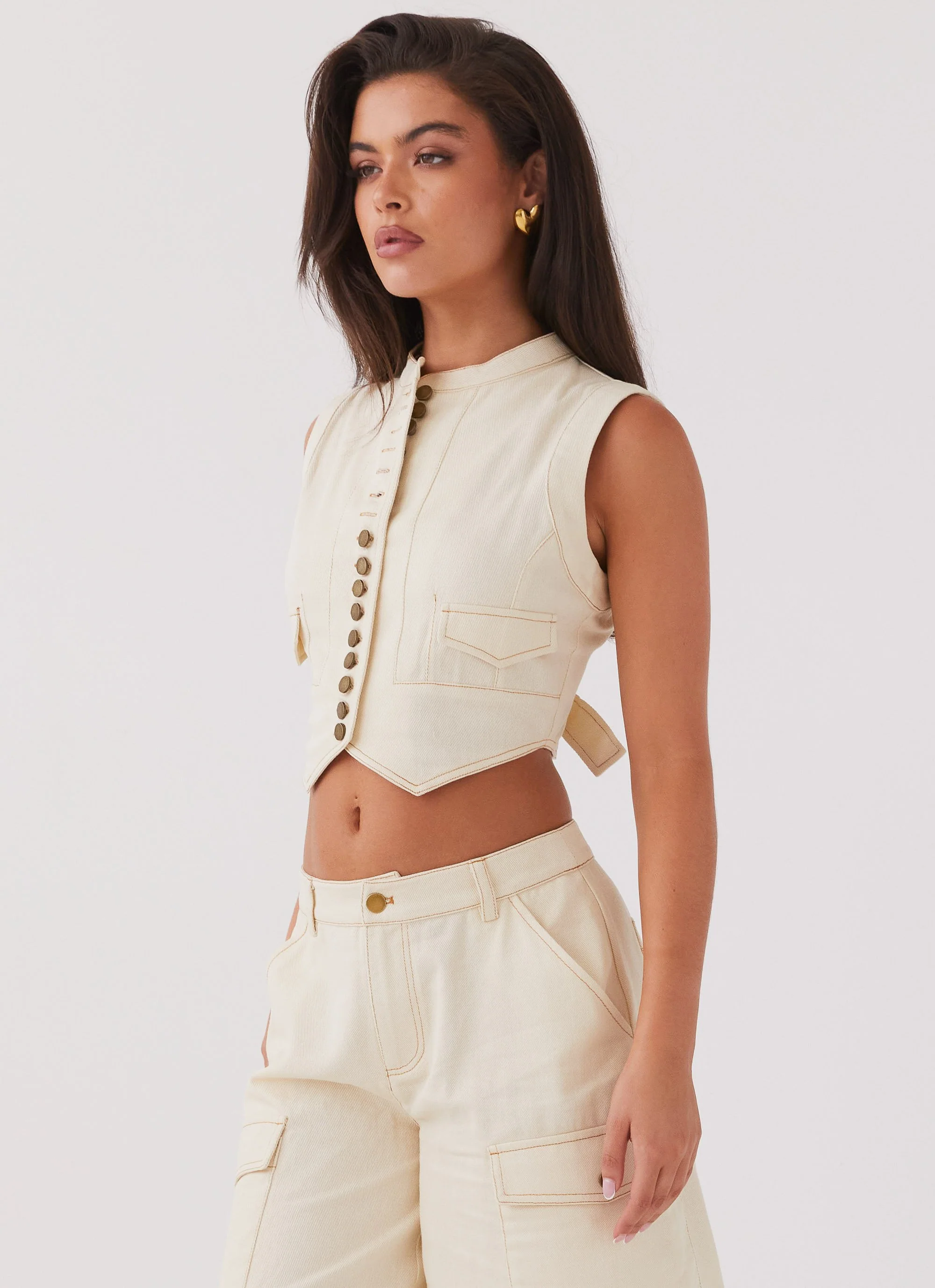 Edina Cargo Top - Antique - Image 5