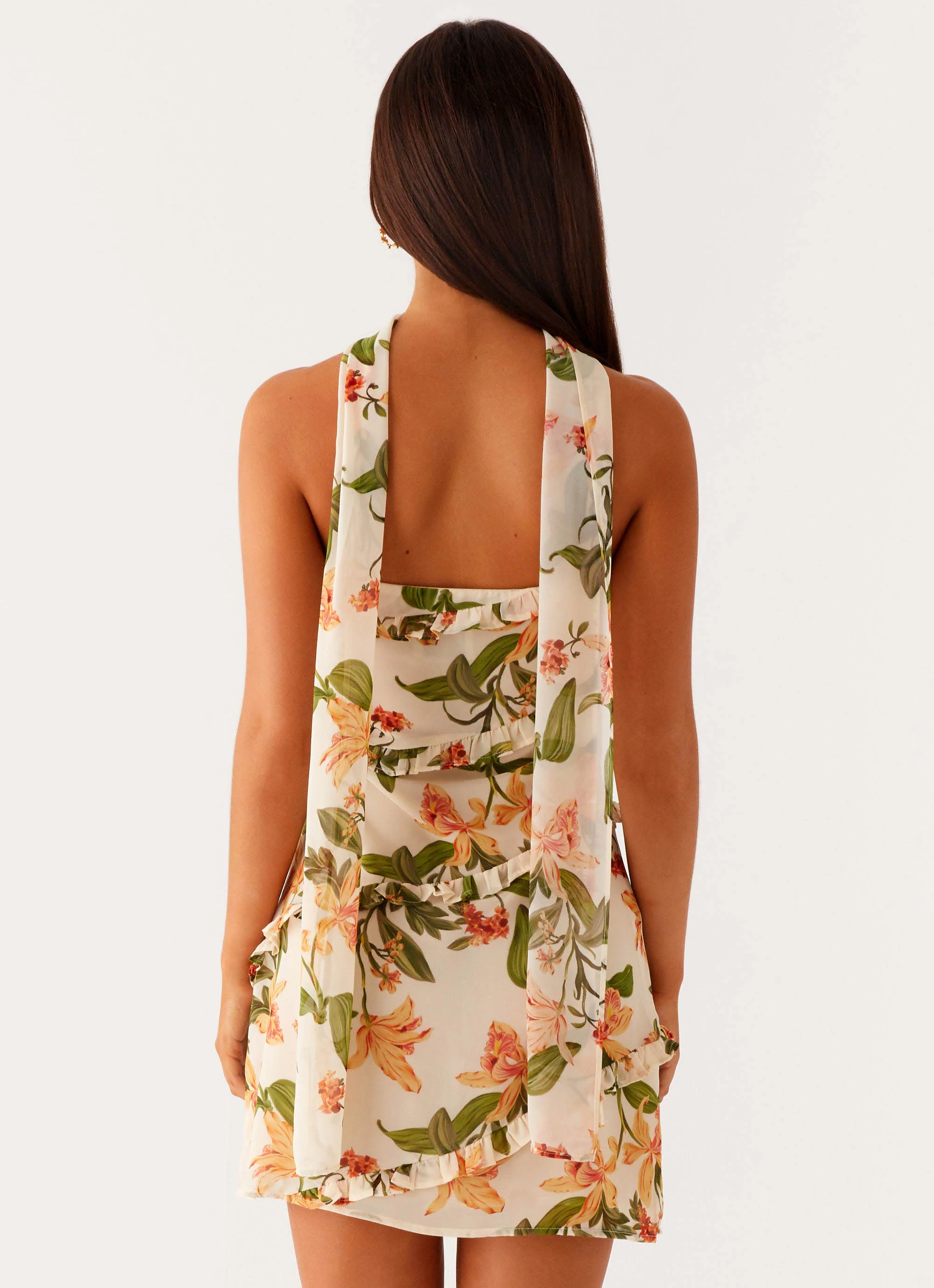 Edwina Strapless Mini Dress - Floral Print - Image 2