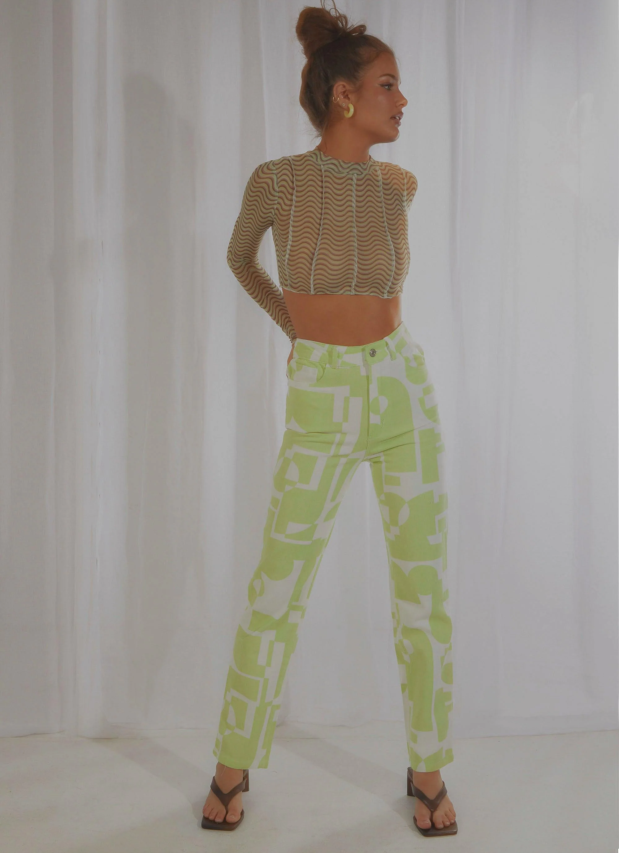 Electric Avenue Pants - Lime