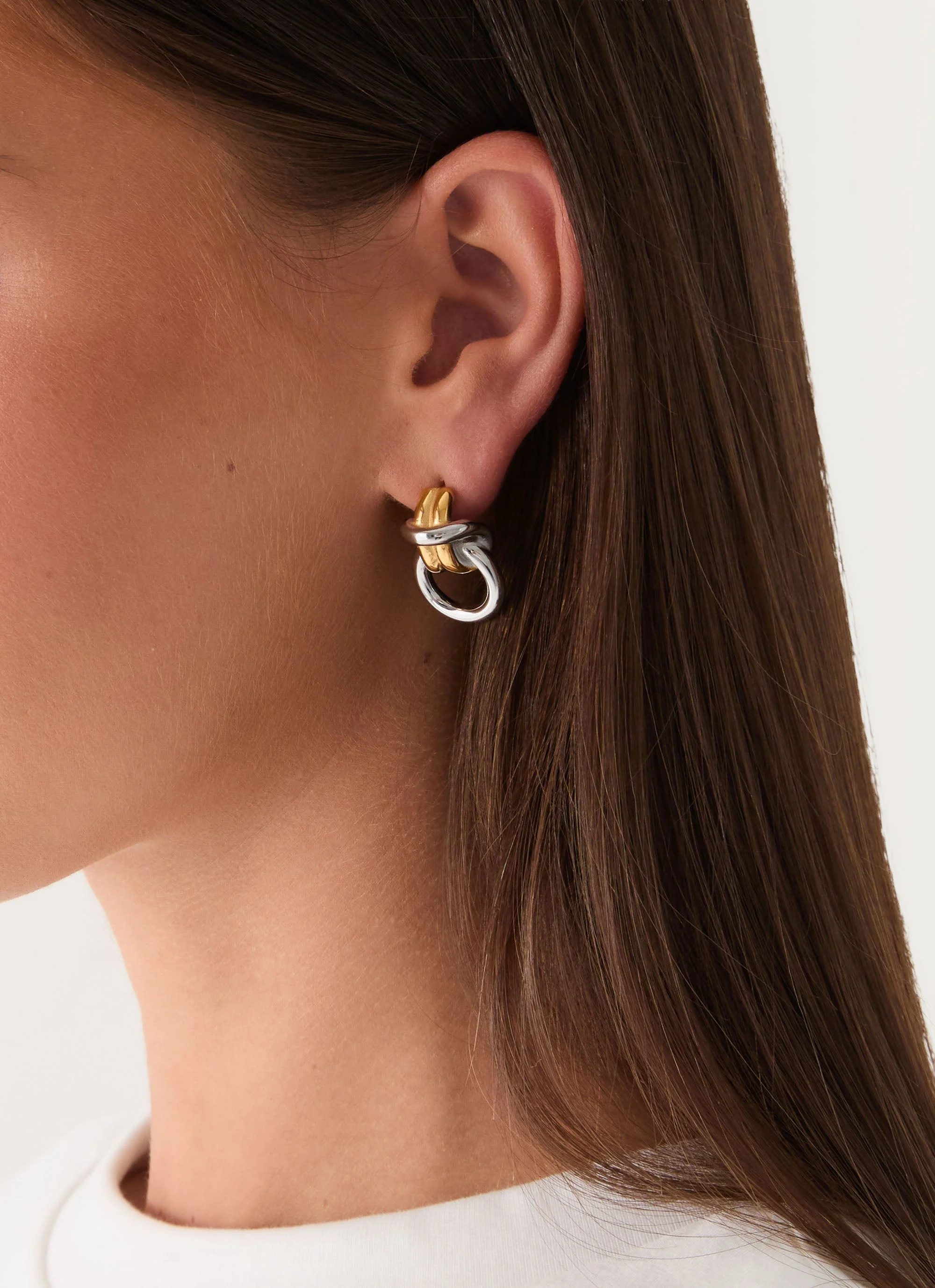 Electric Kiss Earrings - Gold/Silver - Image 3