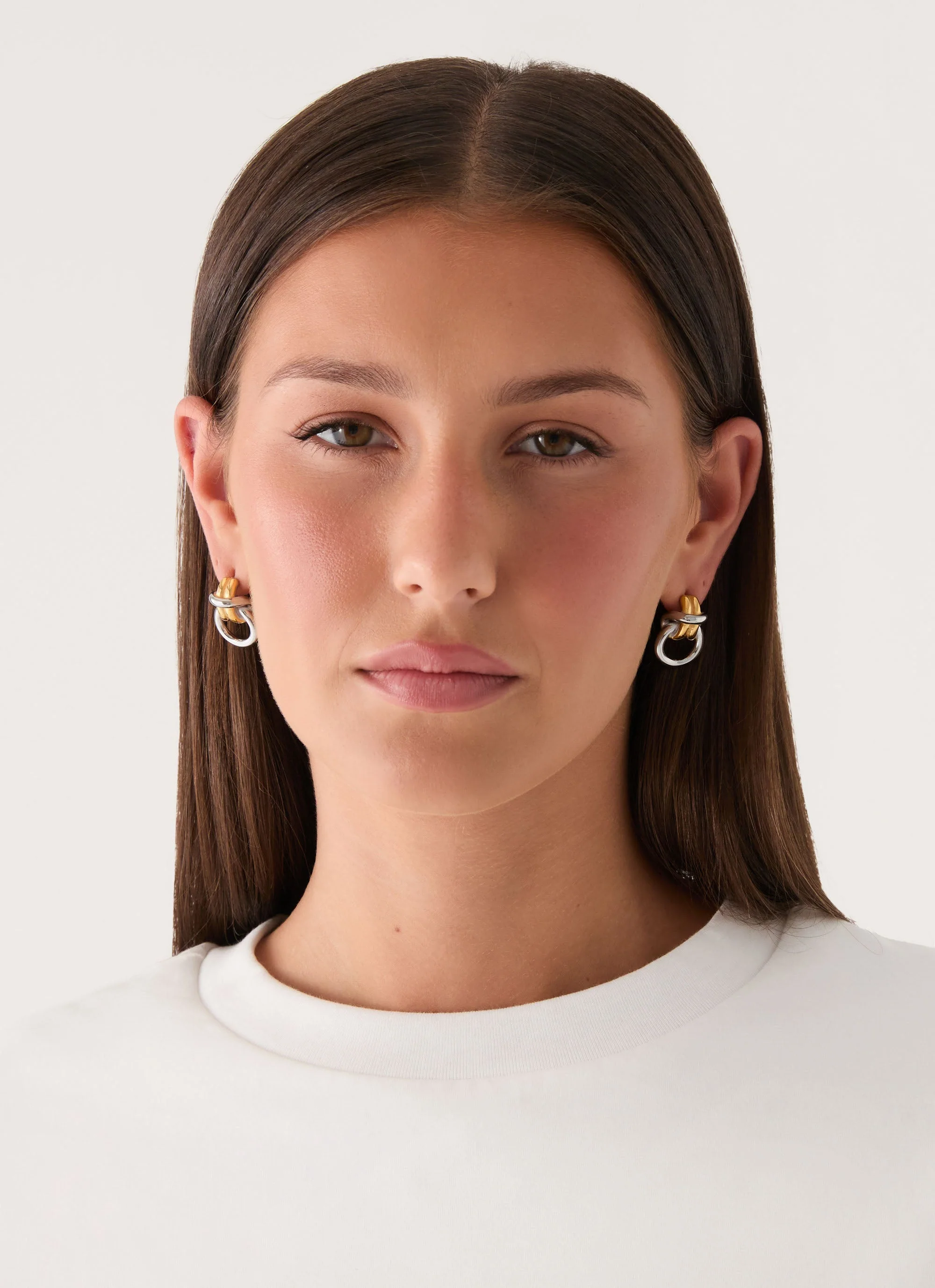 Electric Kiss Earrings - Gold/Silver - Image 4