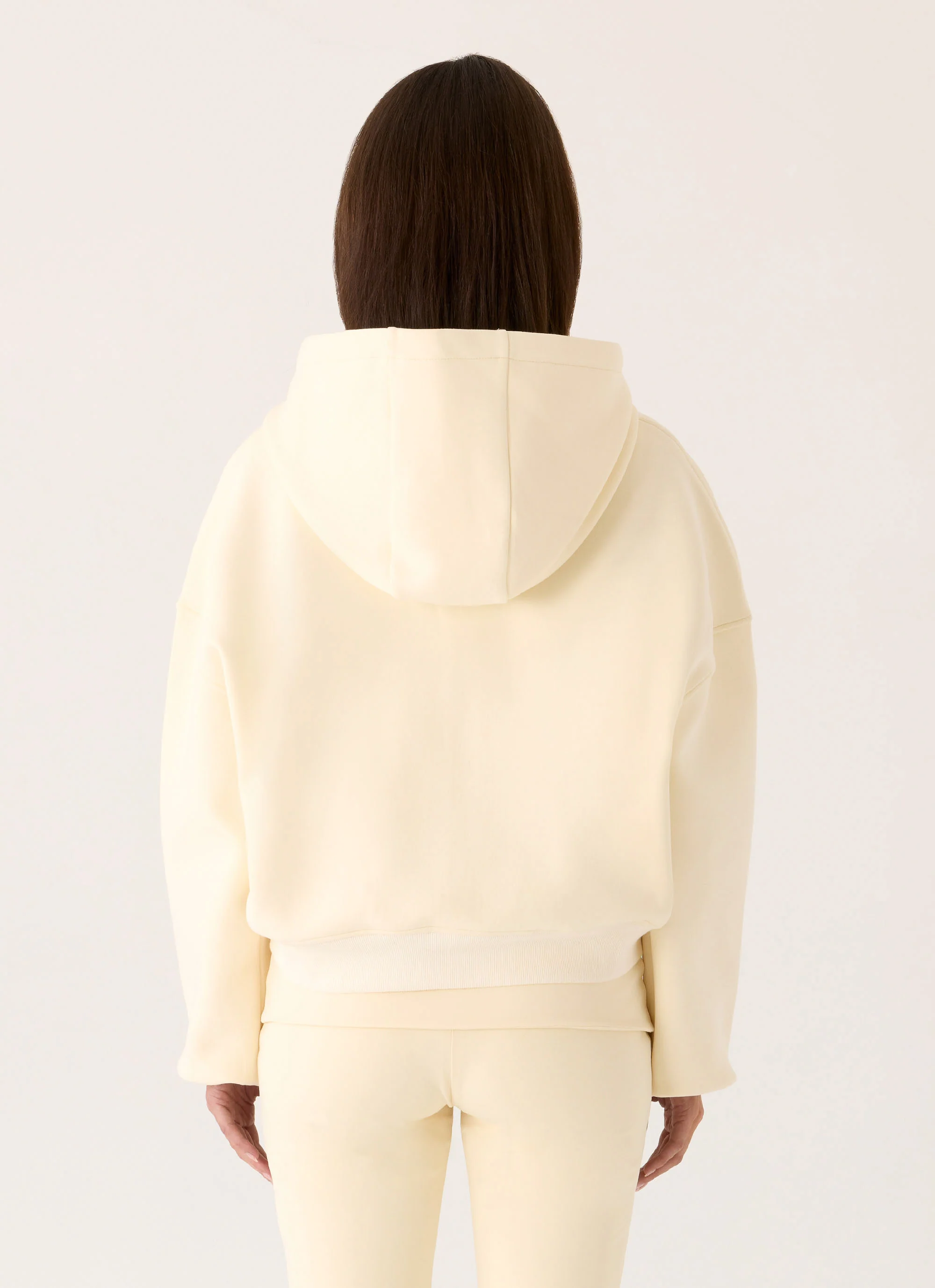 Elio Zip Hoodie - Baby Yellow - Image 2