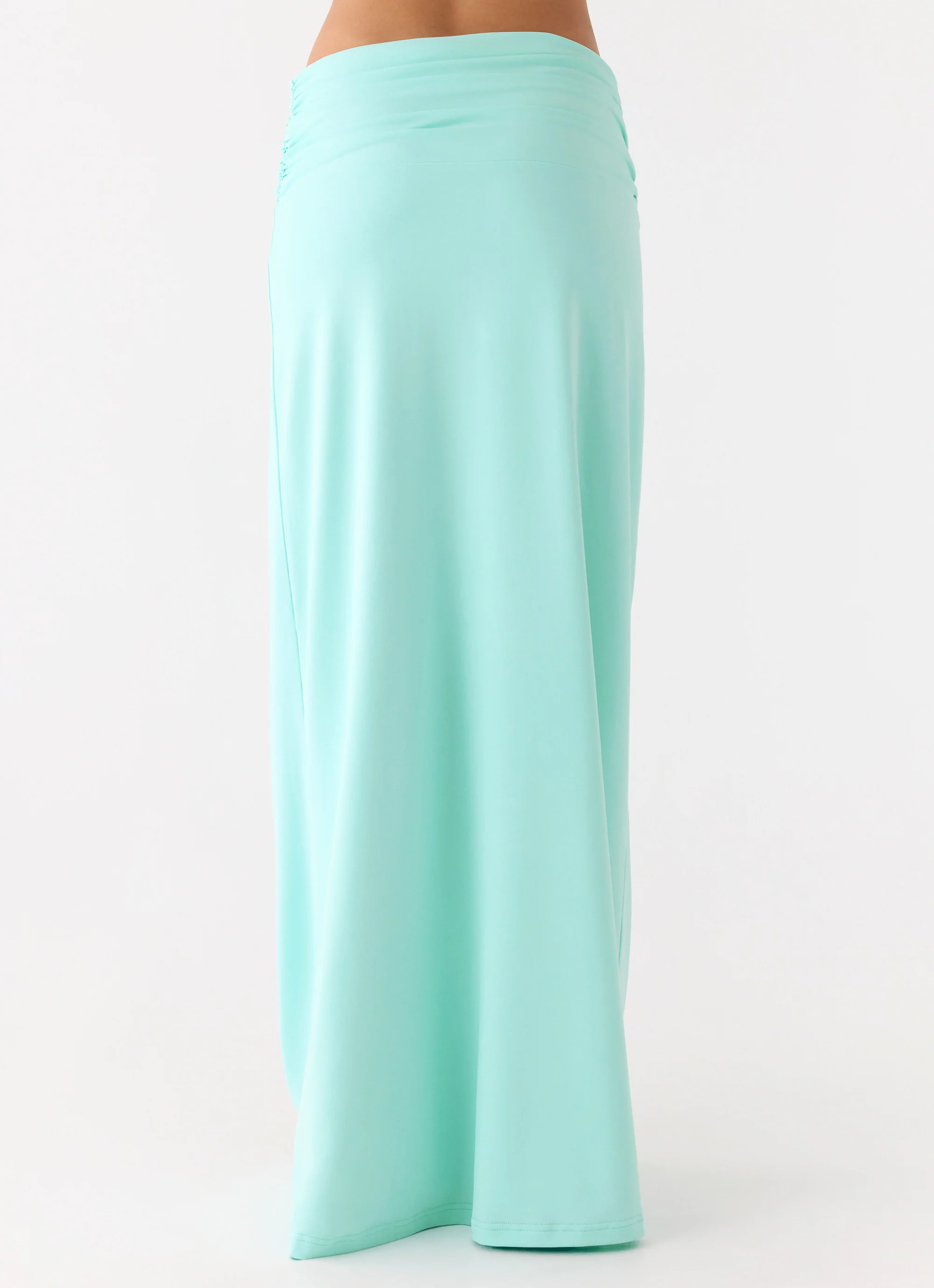 Elisabetta Maxi Skirt - Aqua - Image 4