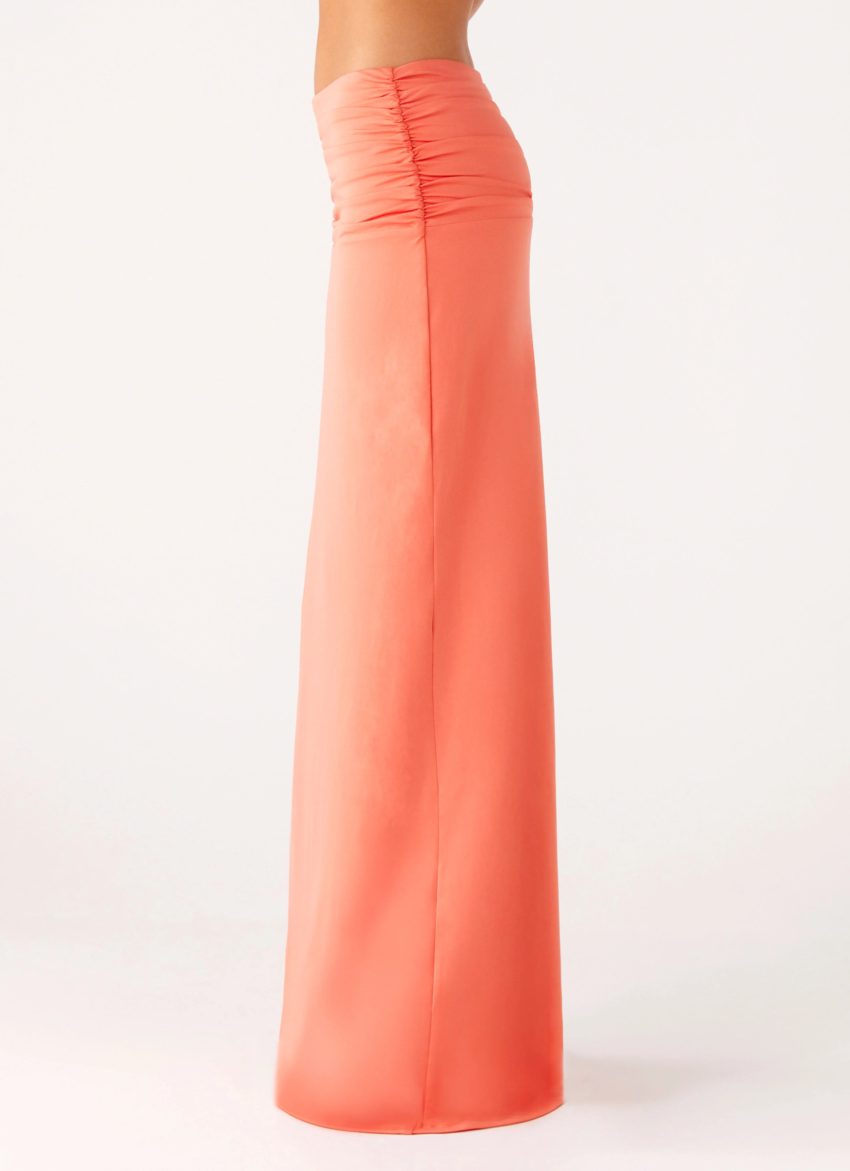 Elisabetta Maxi Skirt - Coral - Image 2