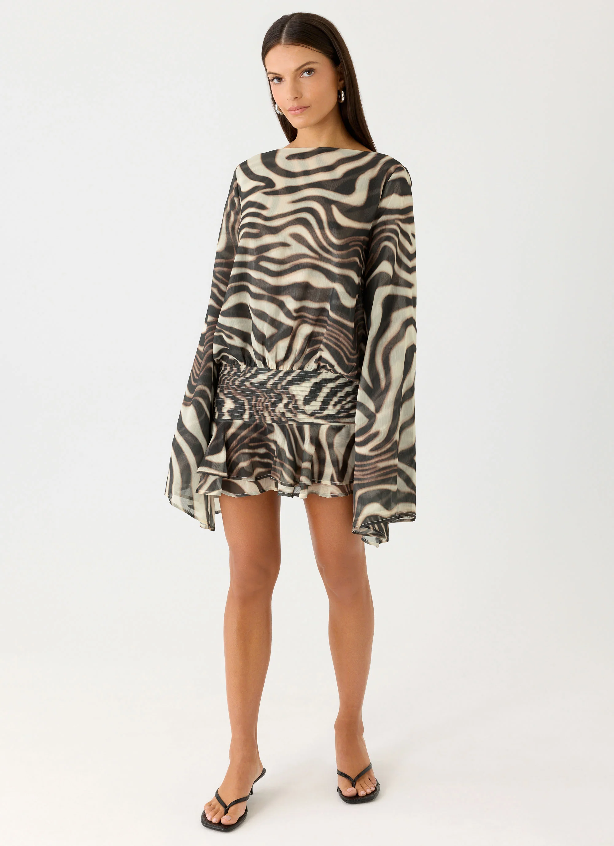 Elisana Mini Dress - Zebra - Image 6
