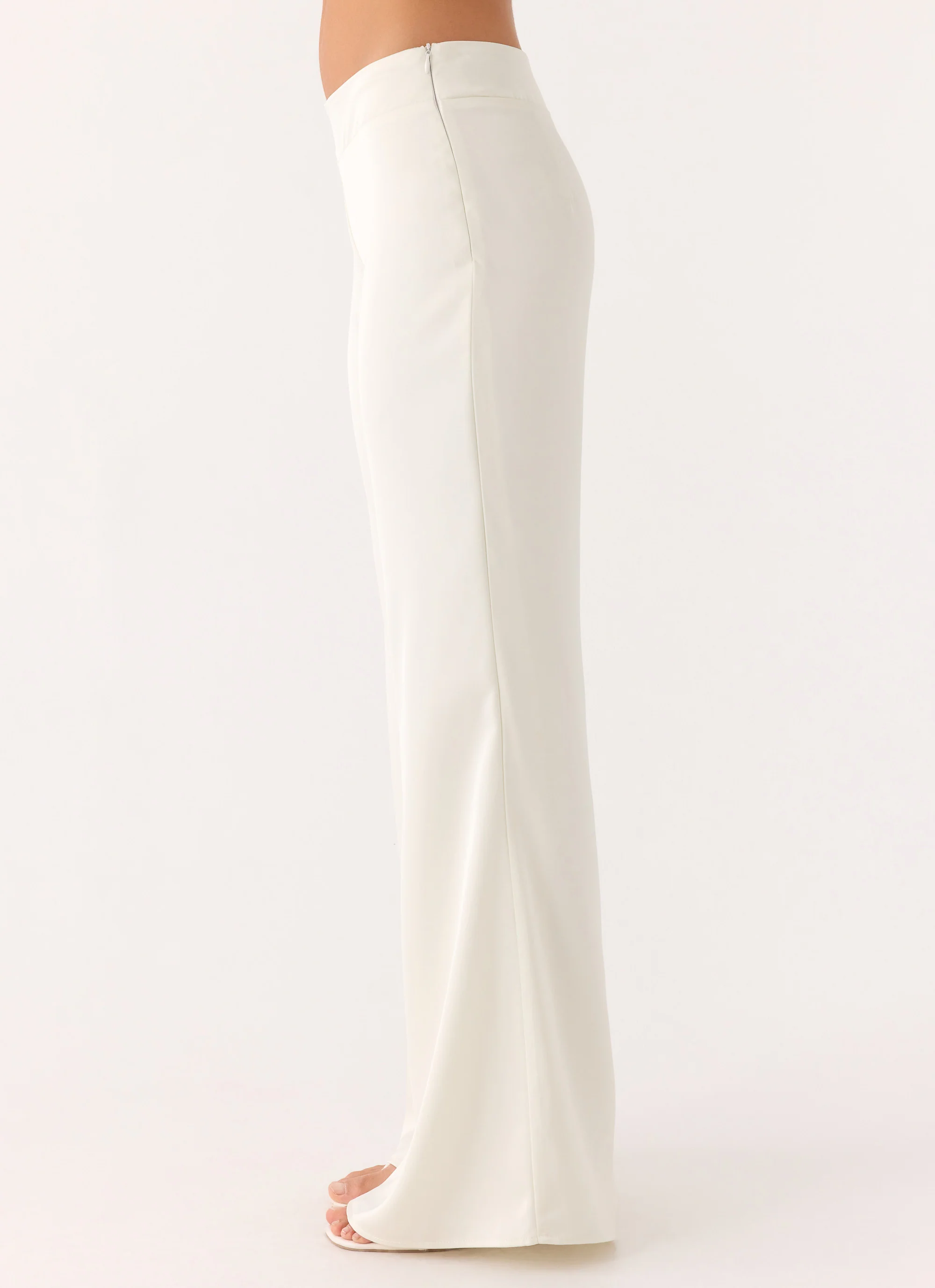 Elmah Low Rise Pants - White - Image 2