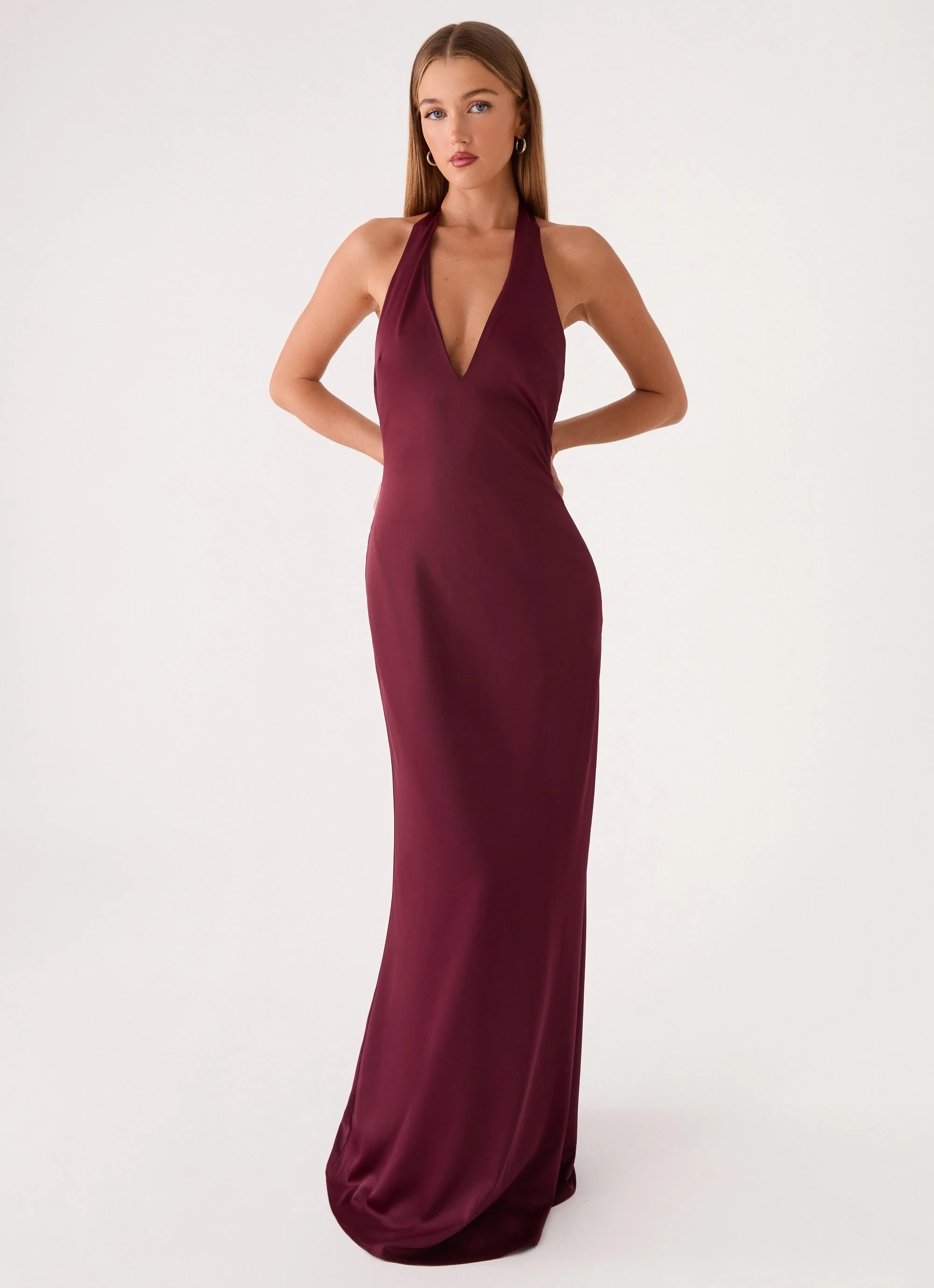 Eloise Maxi Dress - Plum - Image 5