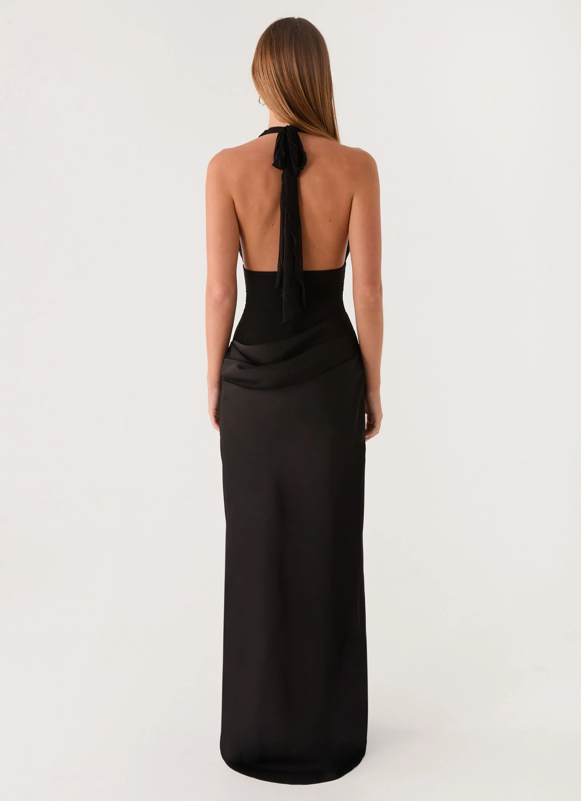 Emaretta Halter Maxi Dress - Black - Image 4