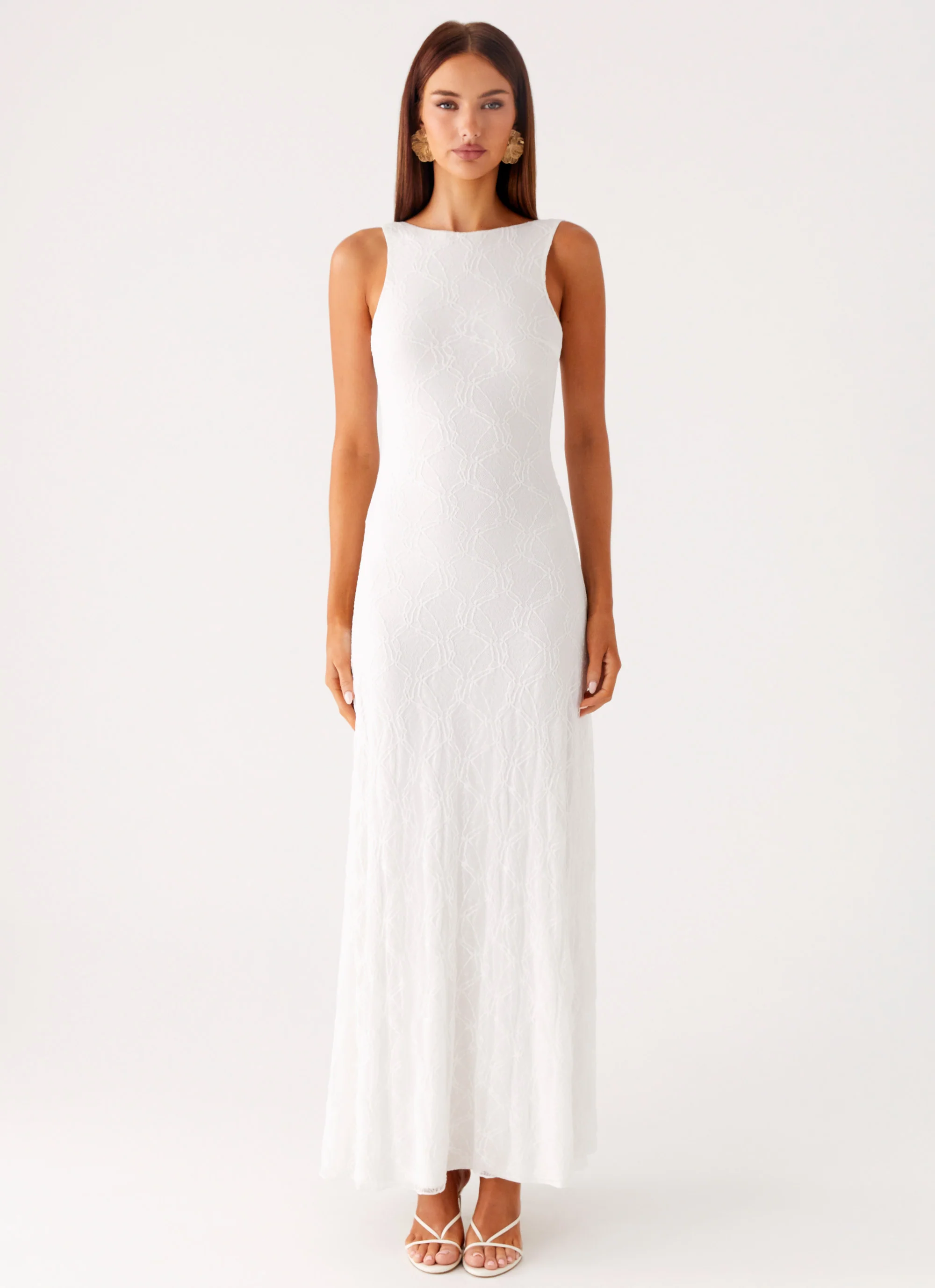 Embrace The Sun Maxi Dress - White - Image 4