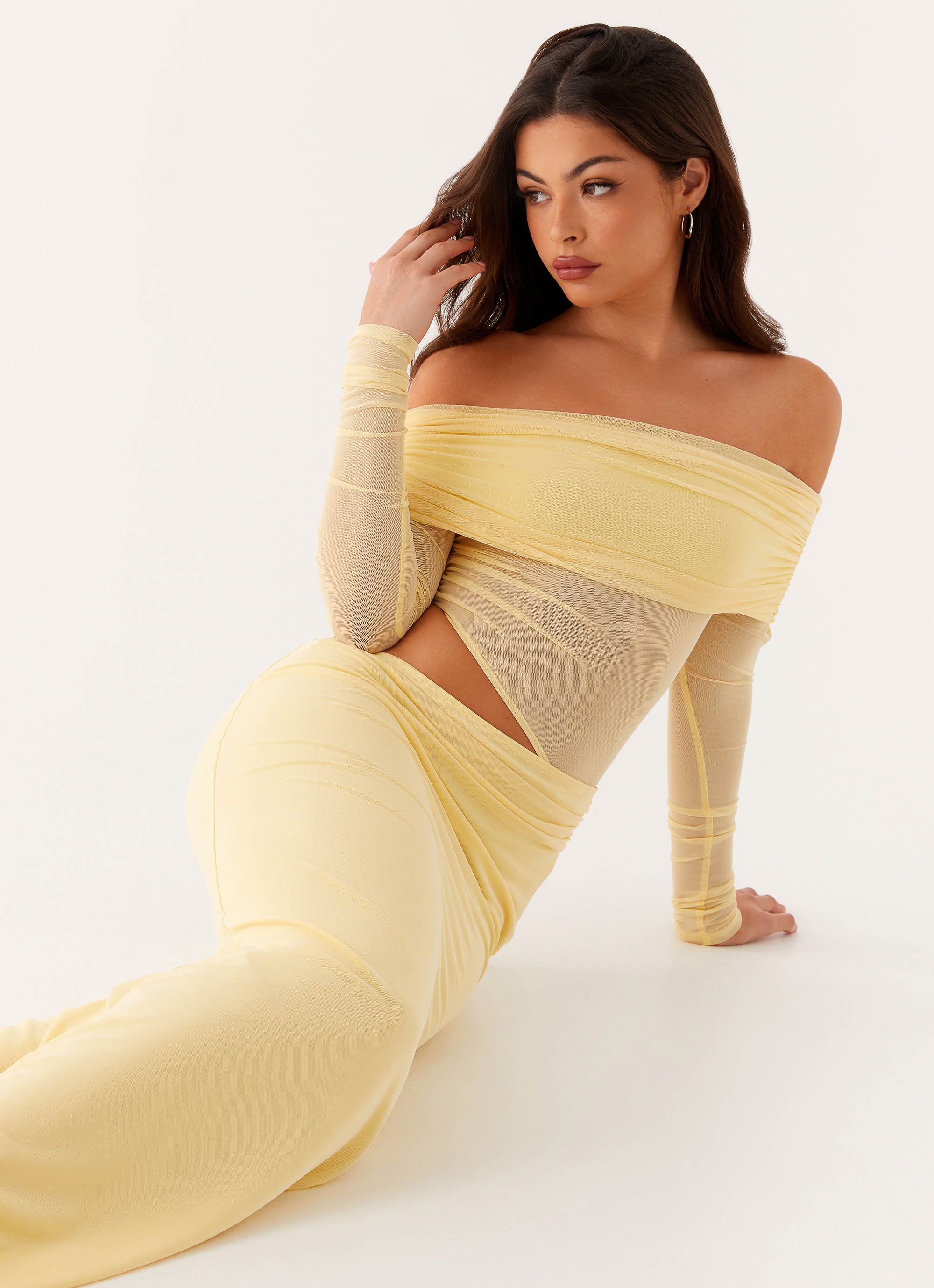 Emery Maxi Dress - Yellow - Image 5
