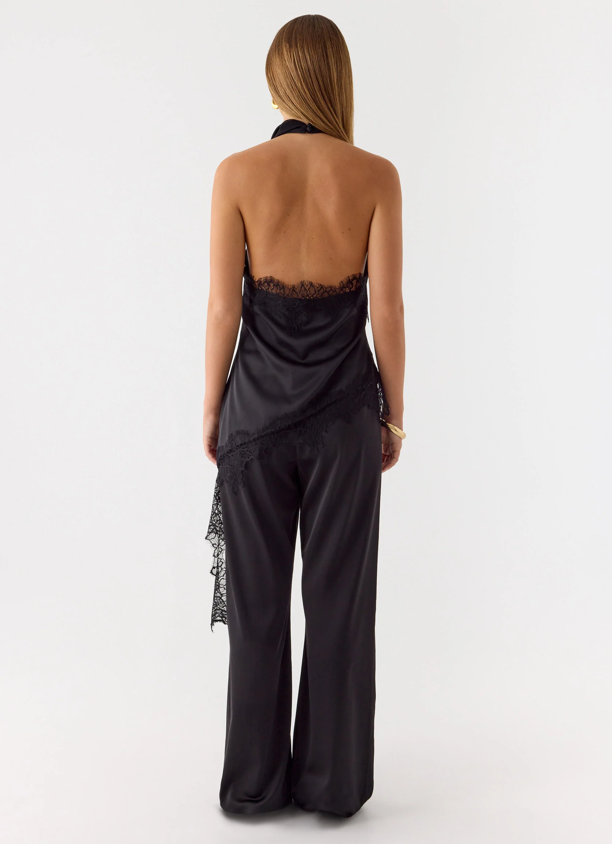 Emilee Cowl Top - Black - Image 3