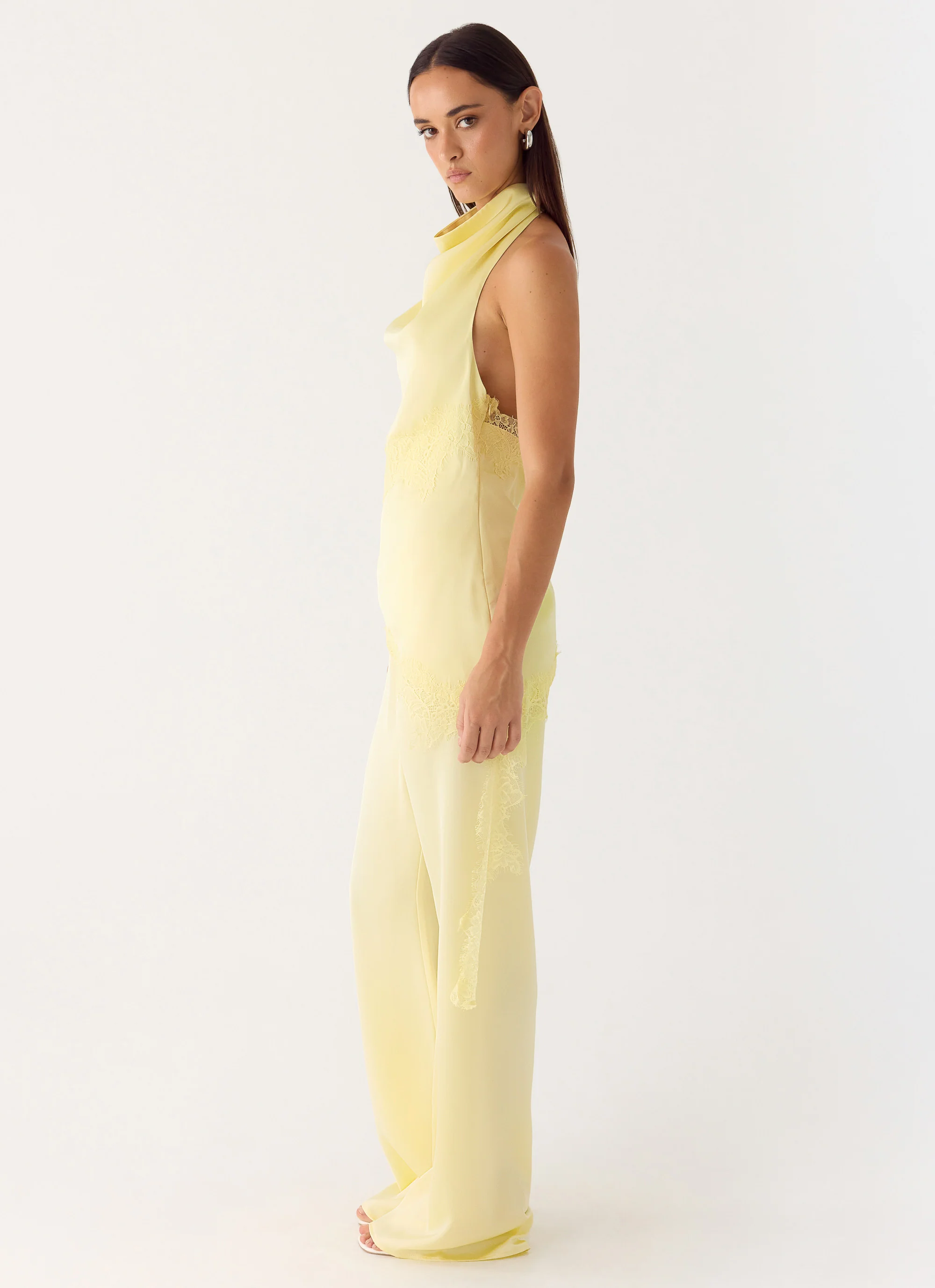 Emilee Cowl Top - Yellow - Image 4