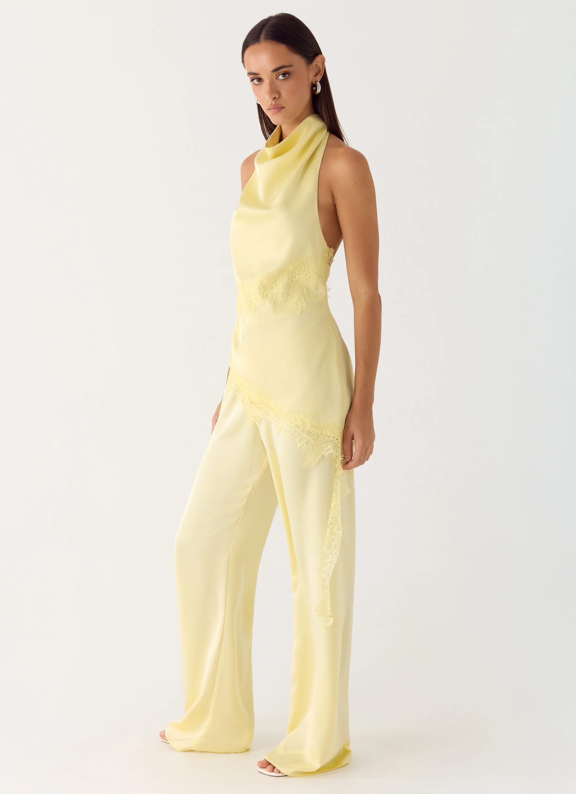 Emilee Cowl Top - Yellow - Image 5