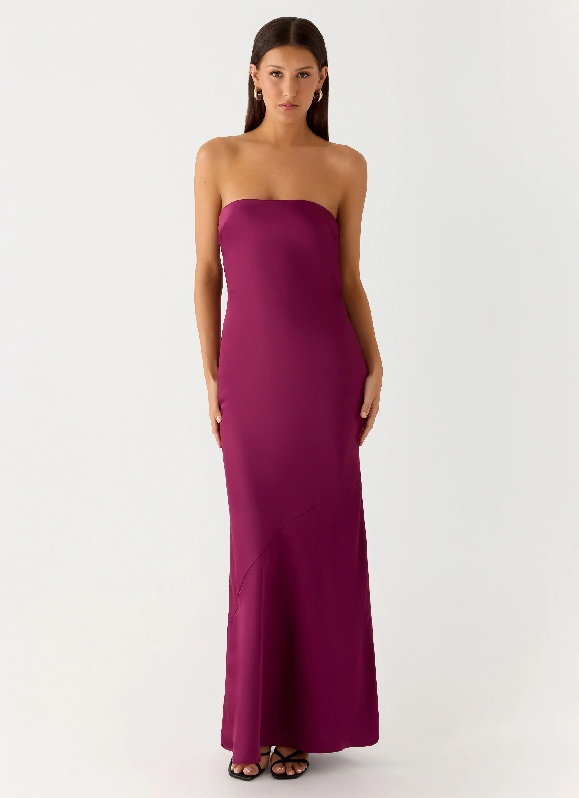 Endless Nights Maxi Dress - Plum - Image 3