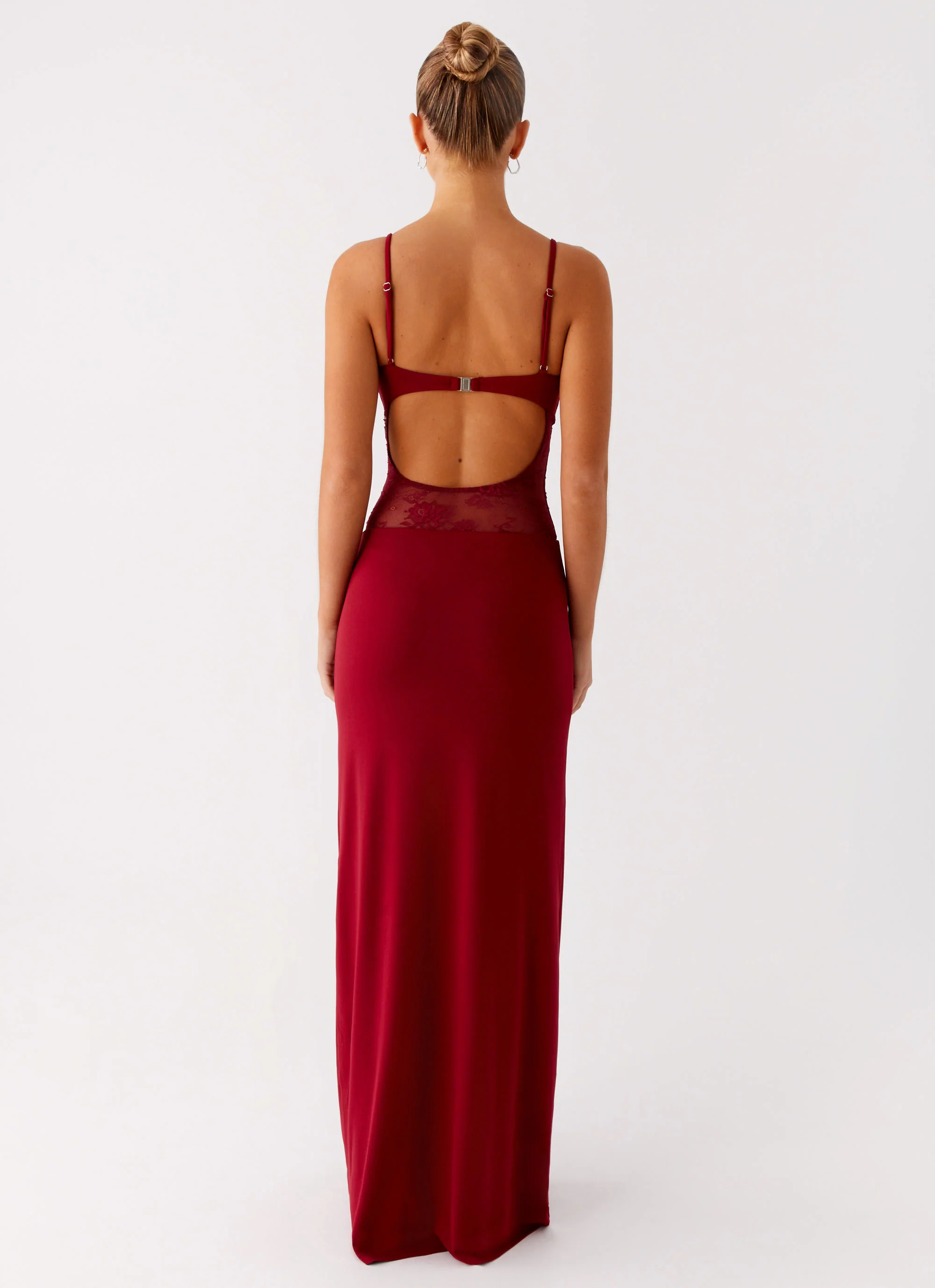 Envy Maxi Dress - Maroon - Image 3