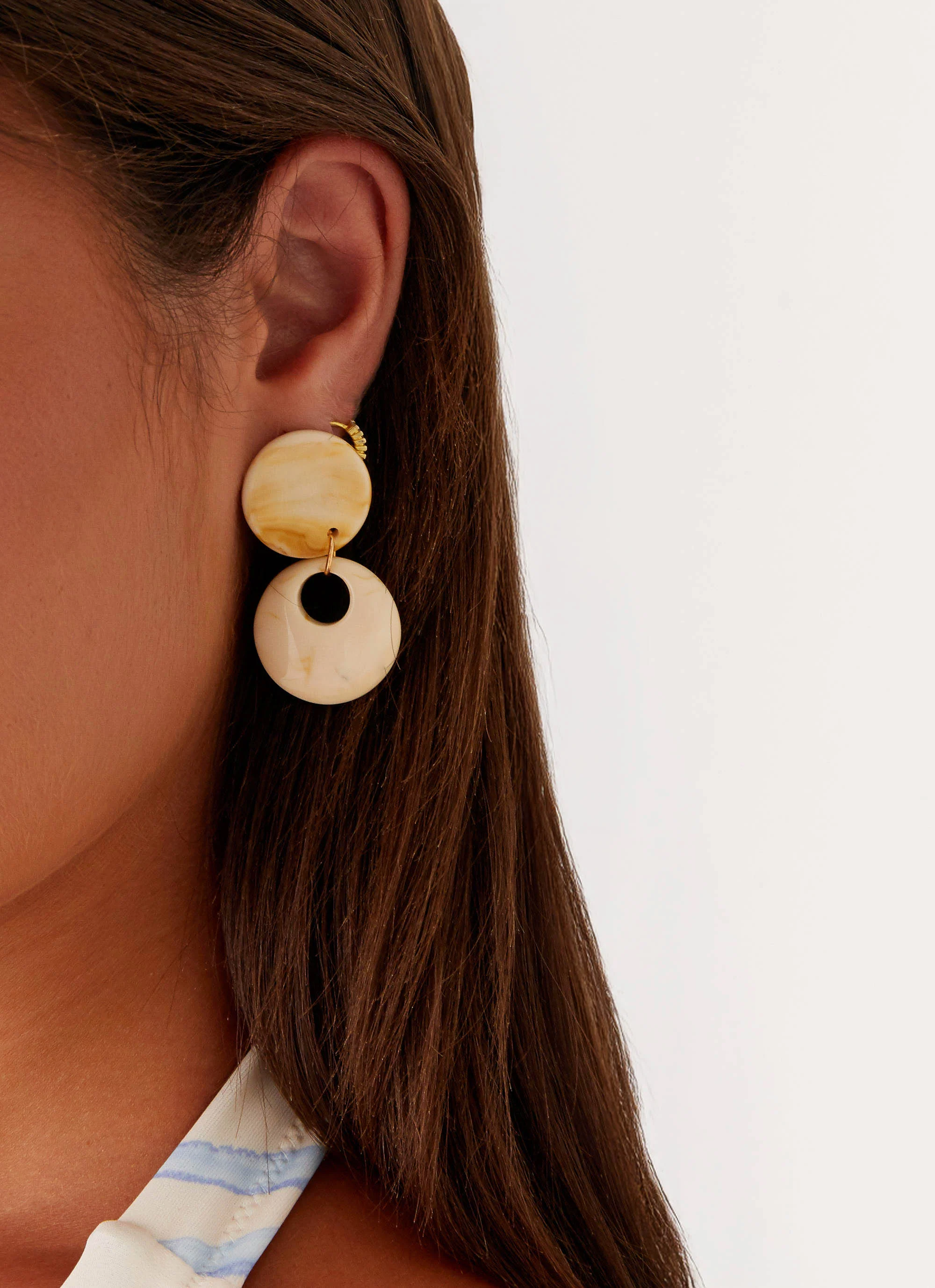 Eraz Earrings - Ivory - Image 3