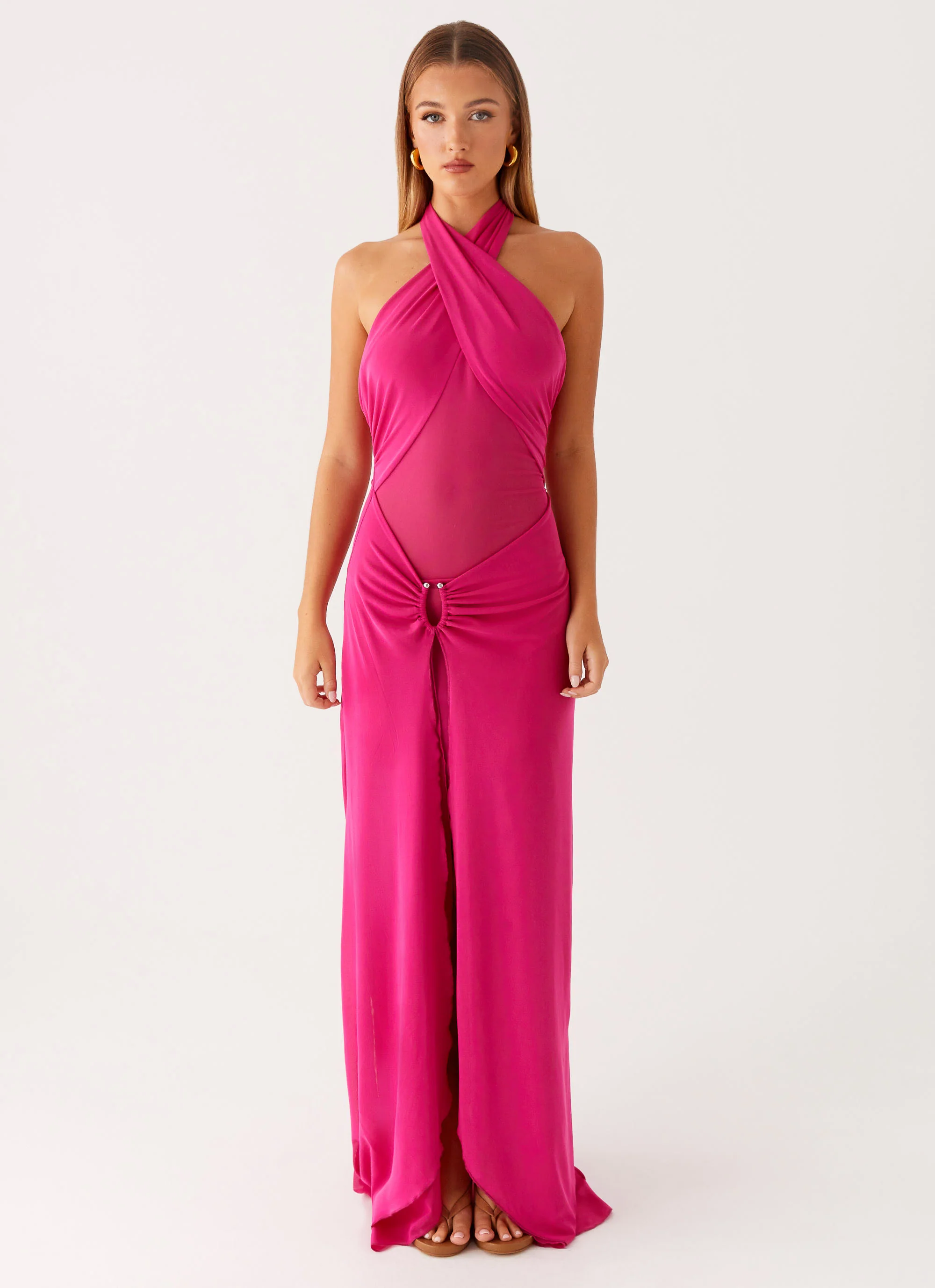 Ericka Maxi Dress - Hot Pink - Image 3