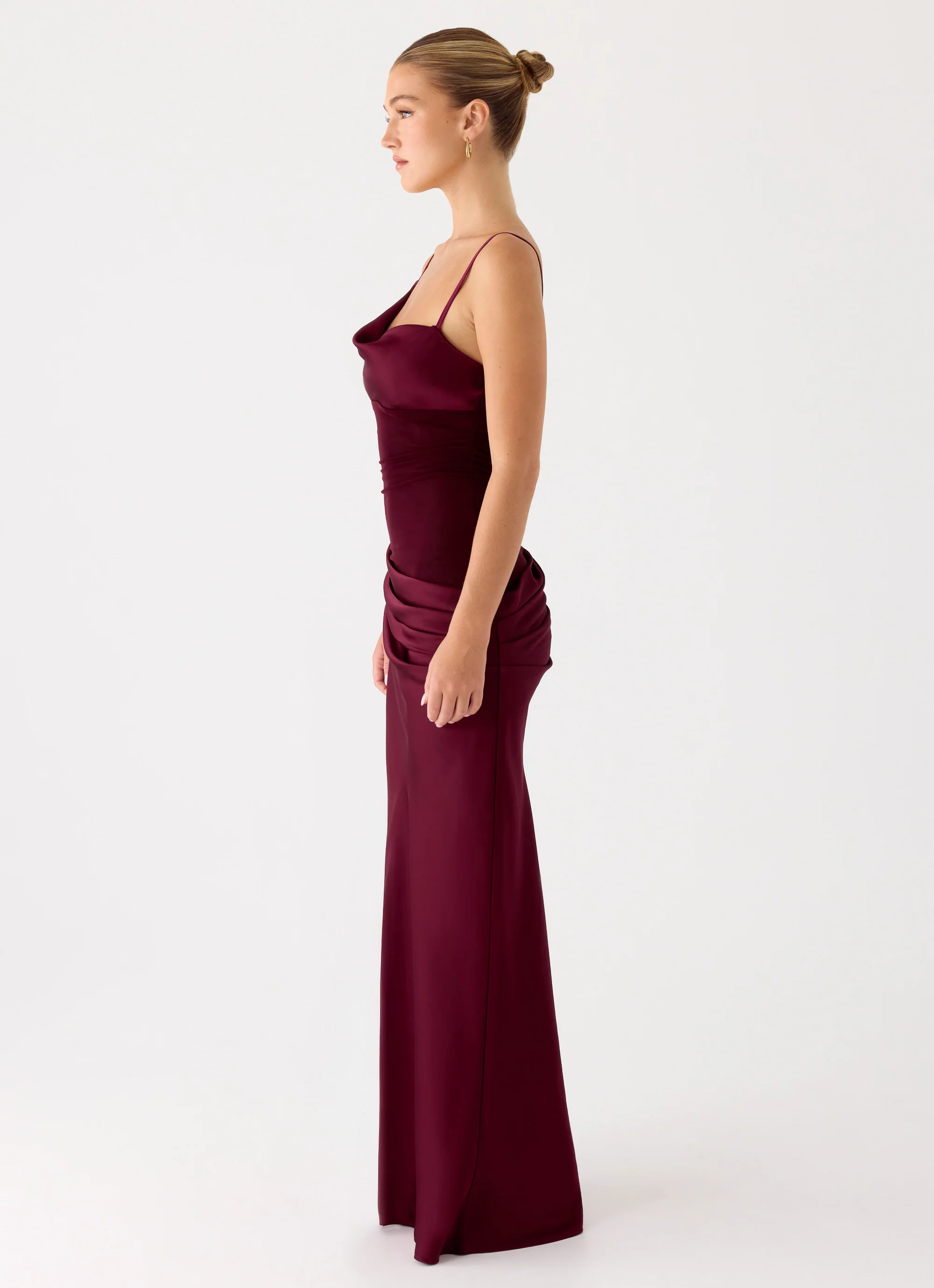 Eternal Energy Maxi Dress - Merlot - Image 6
