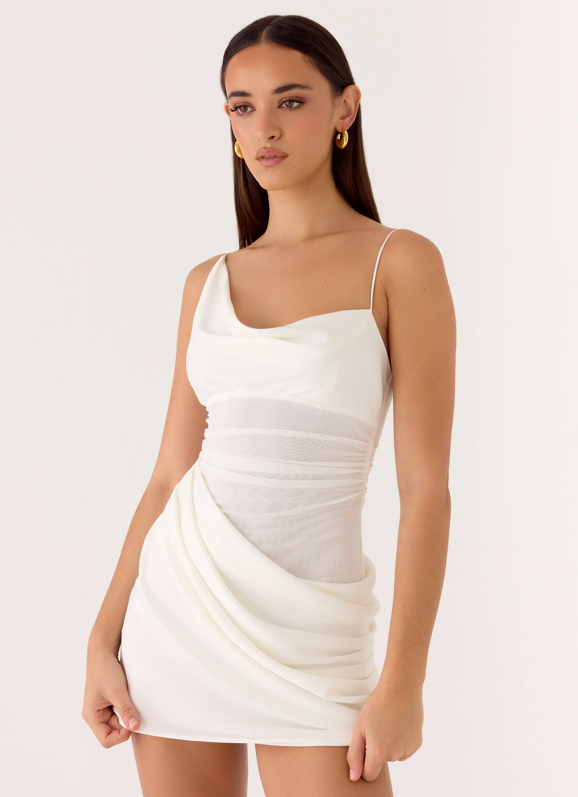 Eternal Energy Mini Dress - Ivory - Image 4