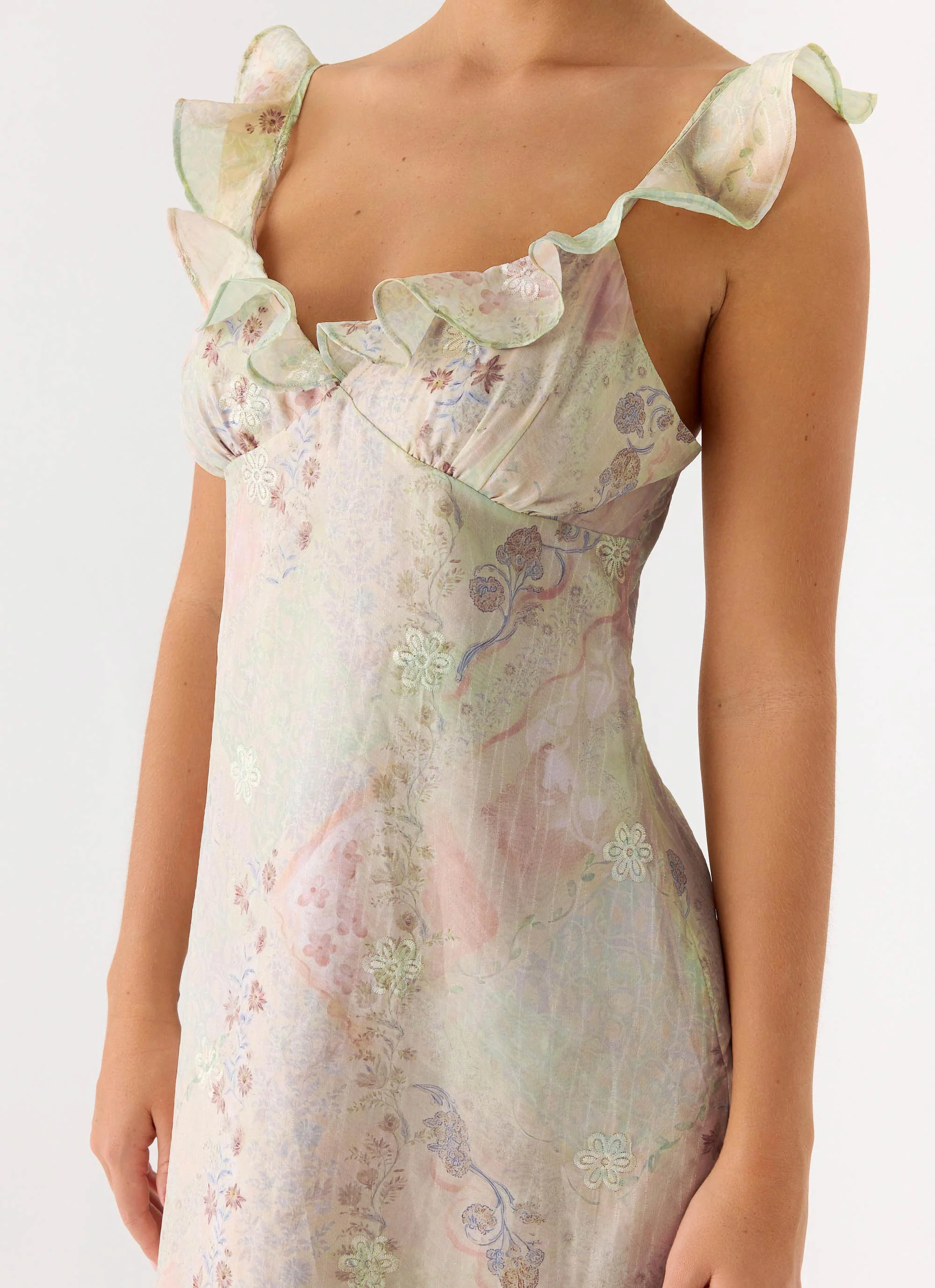 Europa Midi Dress - Mystic Paisley - Image 5