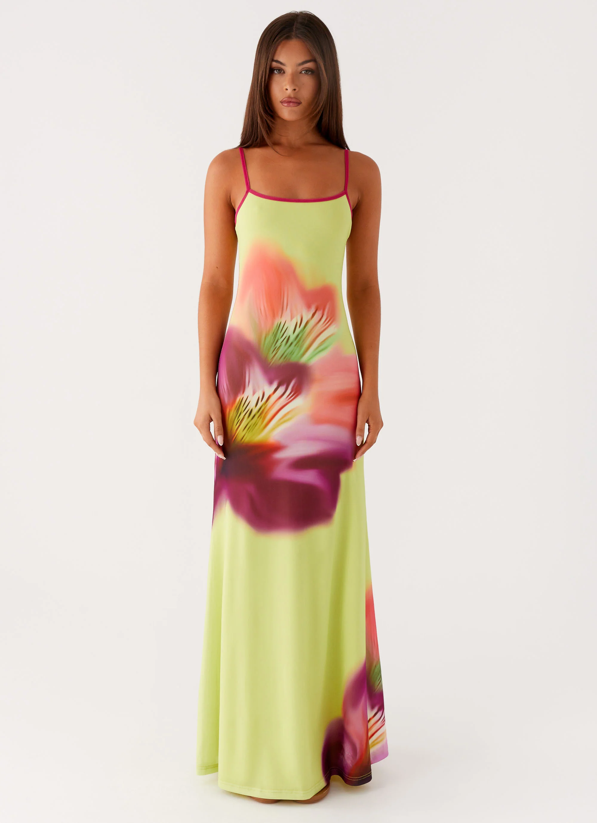 Everett Maxi Dress - Green Tropical - Image 3