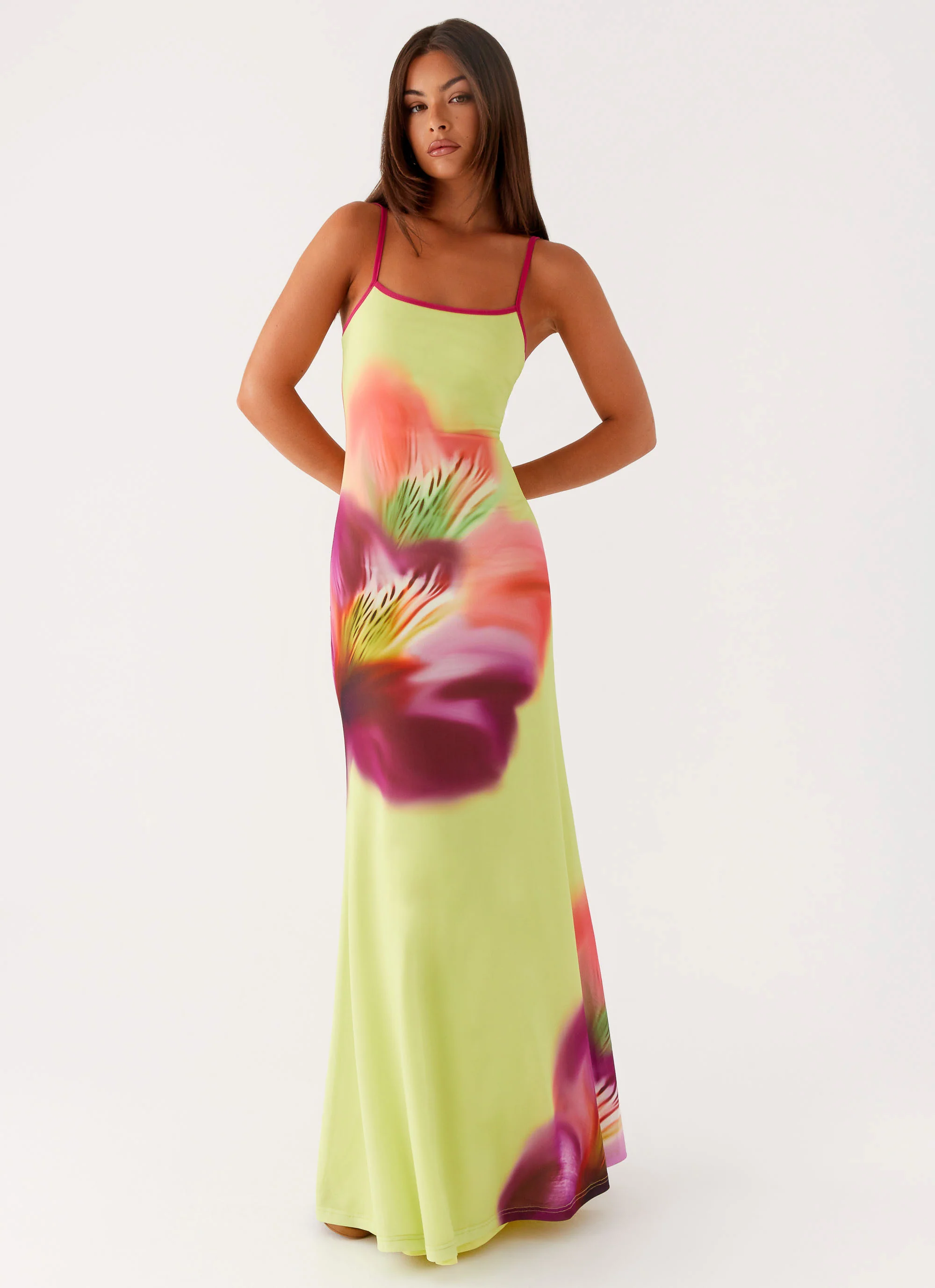 Everett Maxi Dress - Green Tropical - Image 6